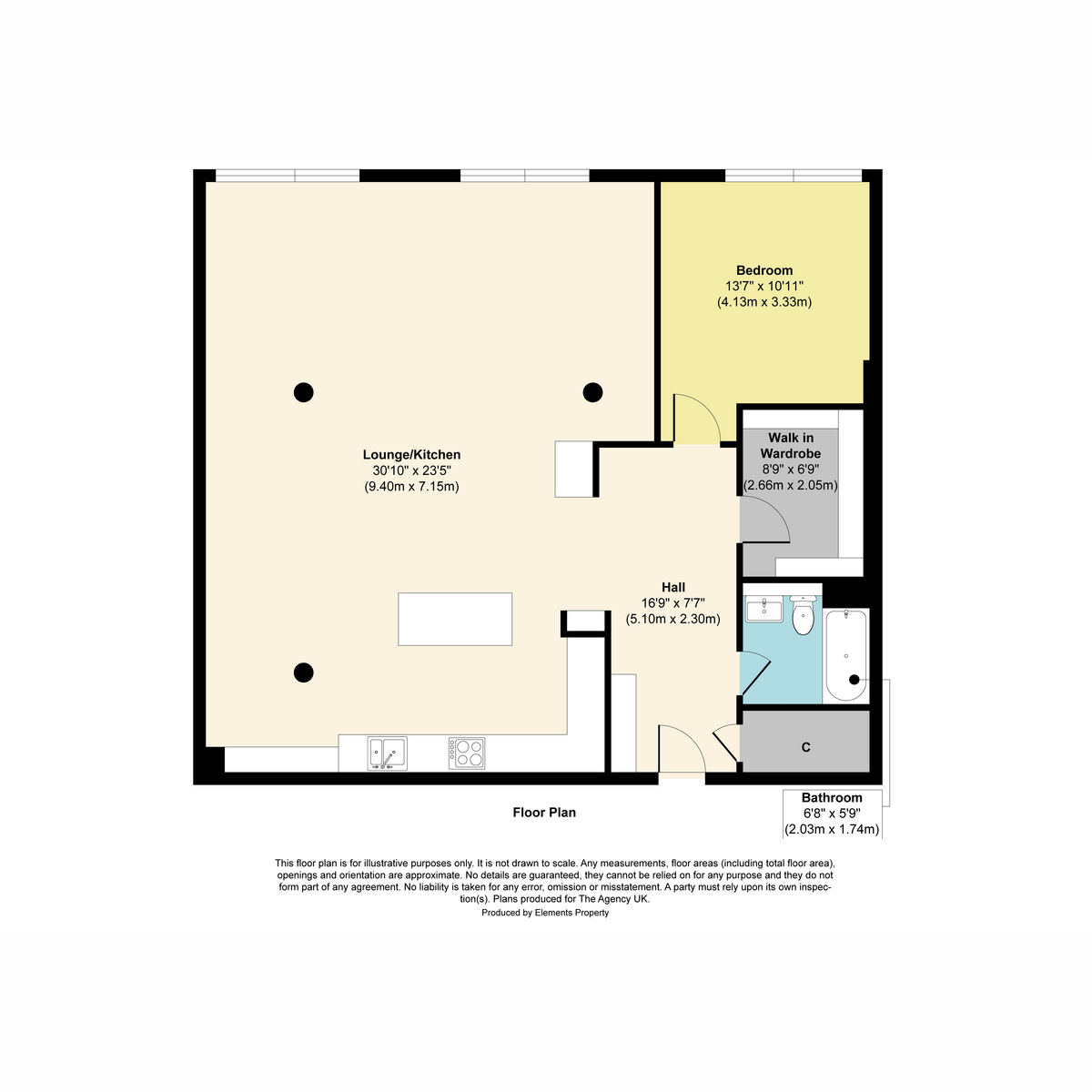 Dalintober Street, Glasgow floorplan