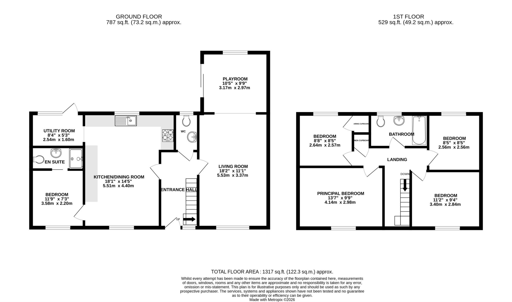 15, Blenheim Drive, Tewkesbury floorplan