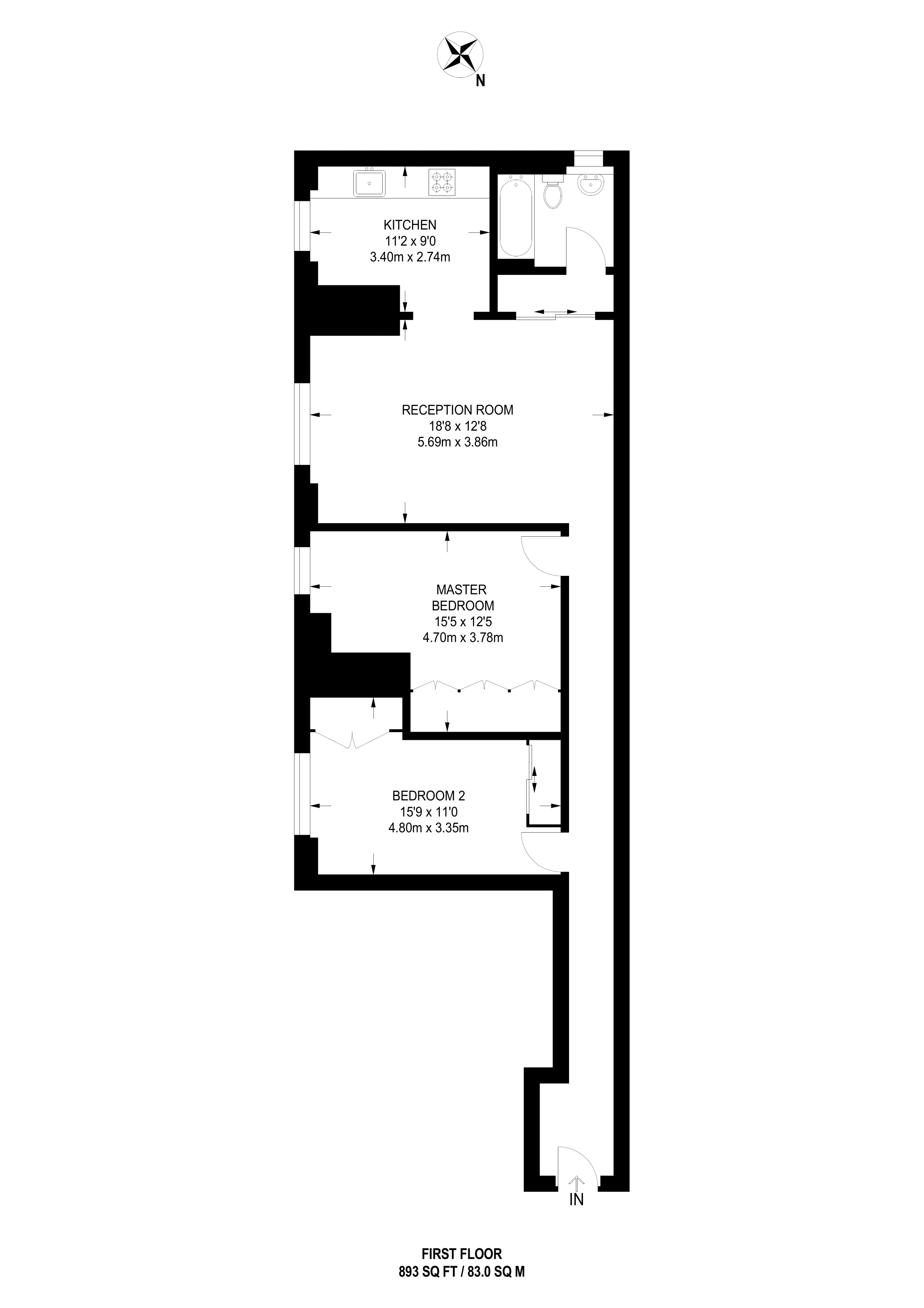 2 Bedrooms Flat to rent in Chiltern Street, Marylebone W1U