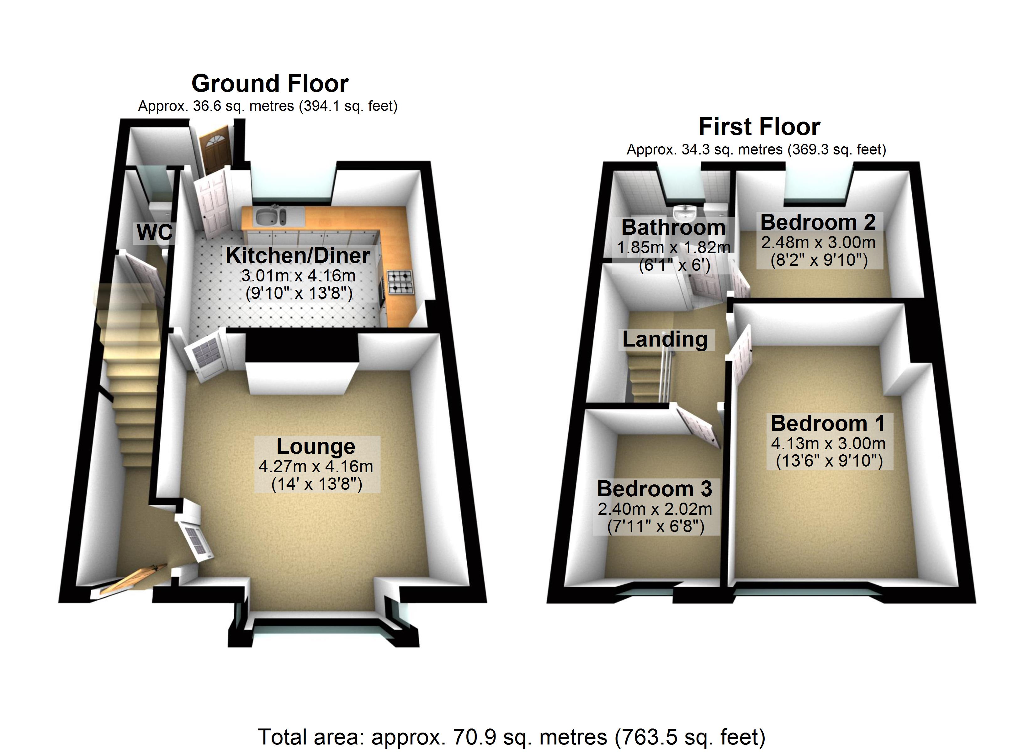 3 Bedrooms Terraced house for sale in Helmton Road, Sheffield S8