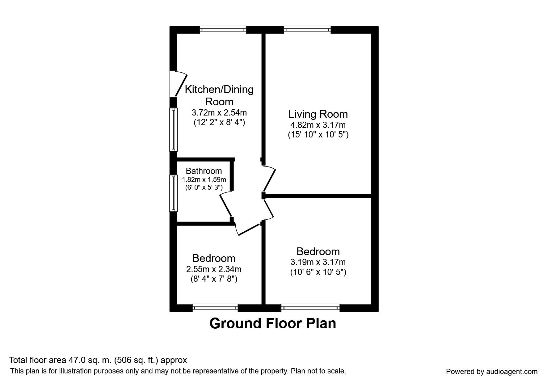 2 Bedrooms Bungalow to rent in Marina Rise, Darfield, Barnsley S73