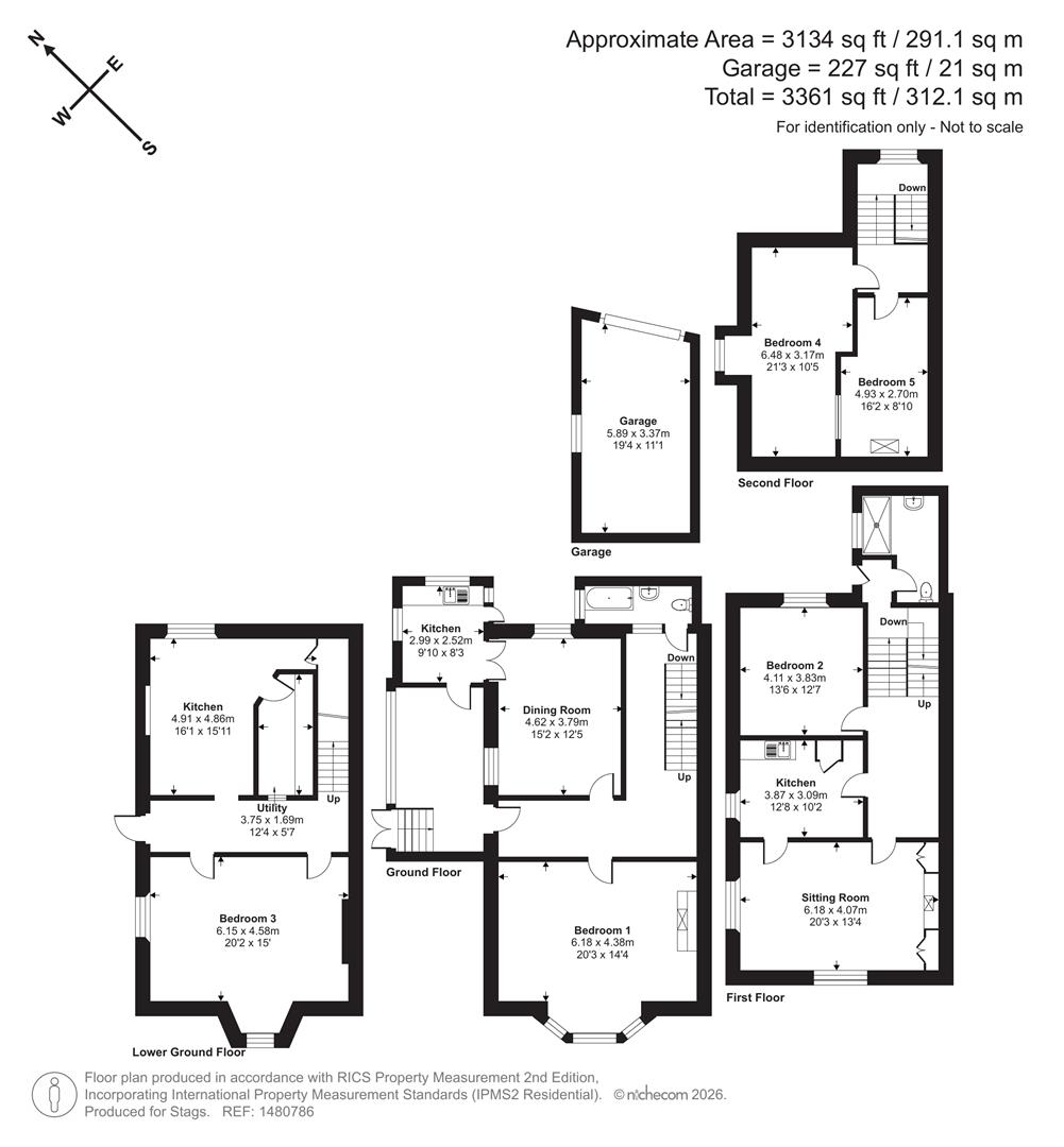 2 Dart Villas, Totnes, Totnes floorplan
