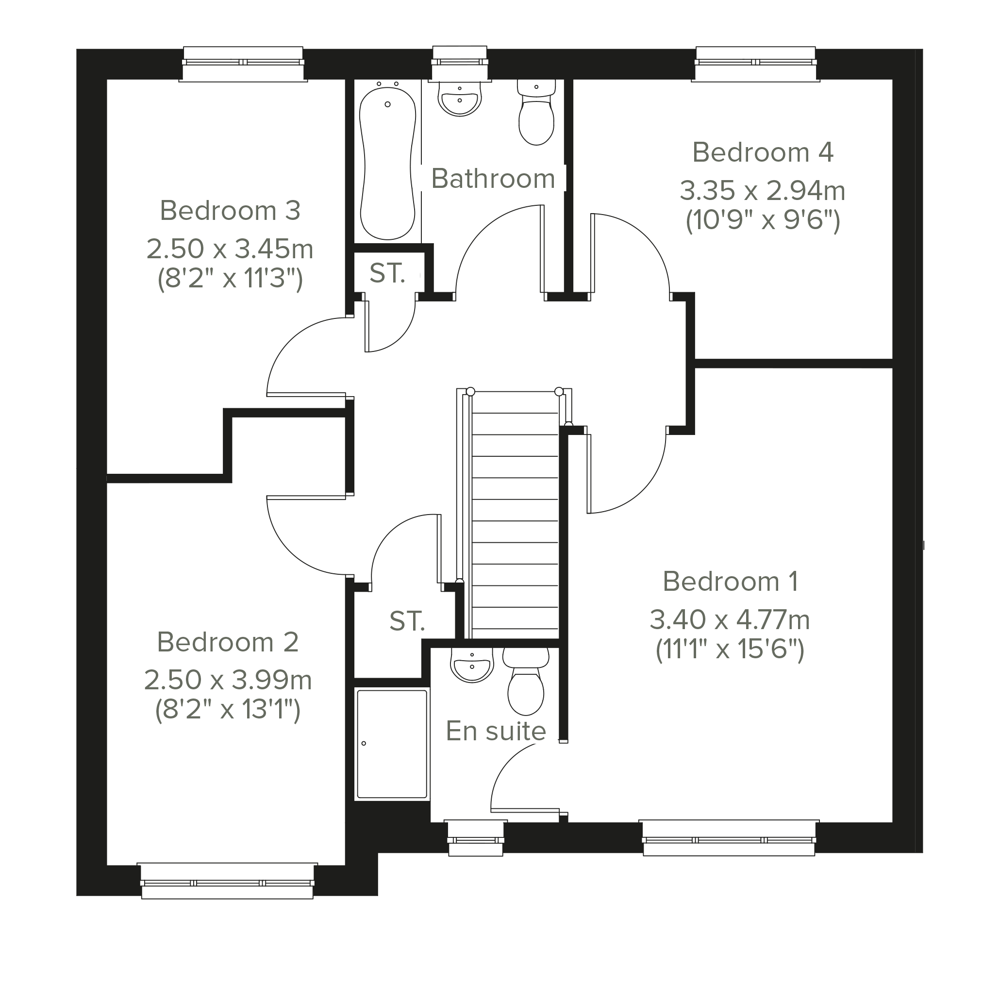 75, River Gore View, Gorebridge floorplan