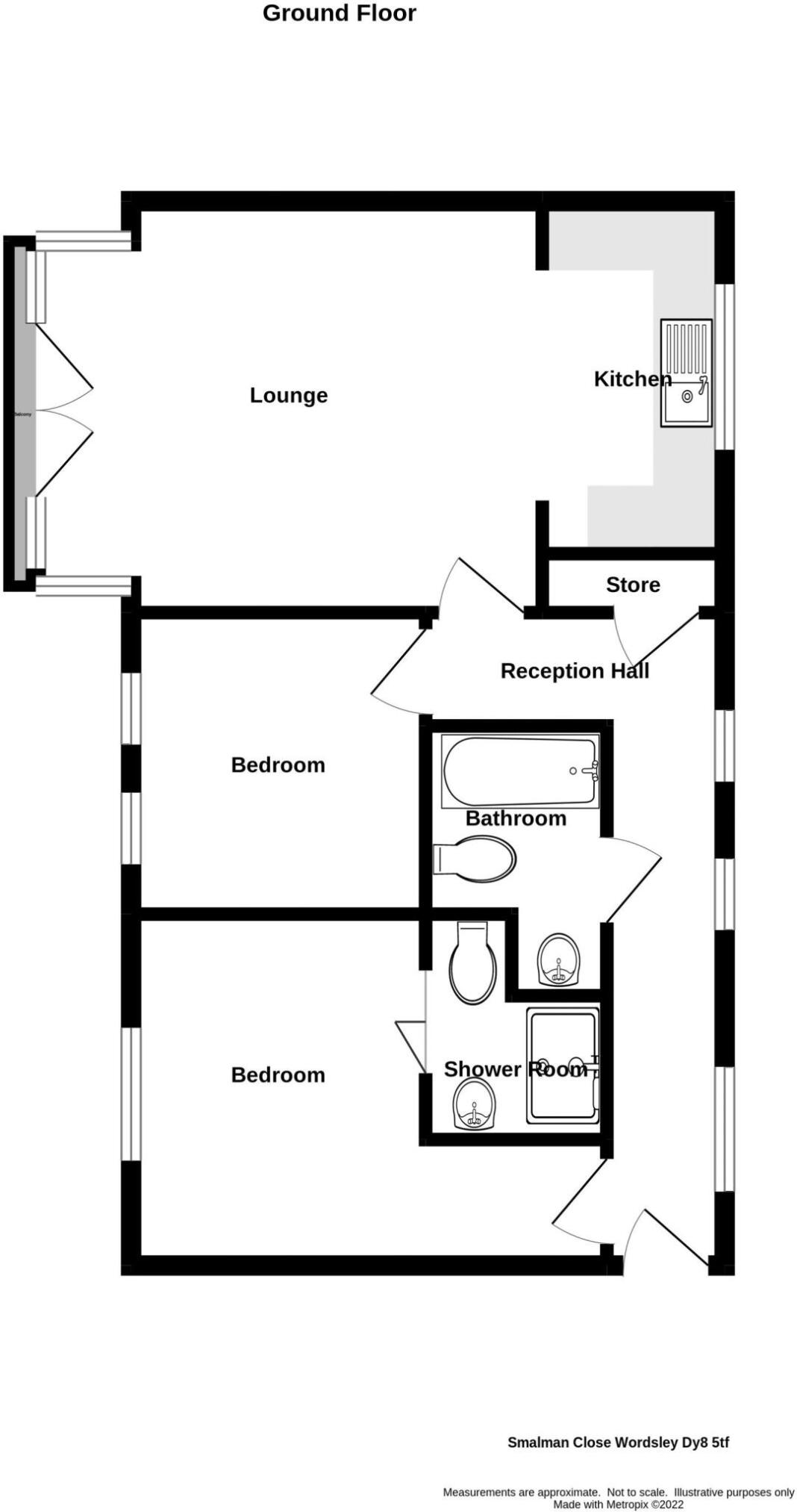 11, Smalman Close, Stourbridge floorplan