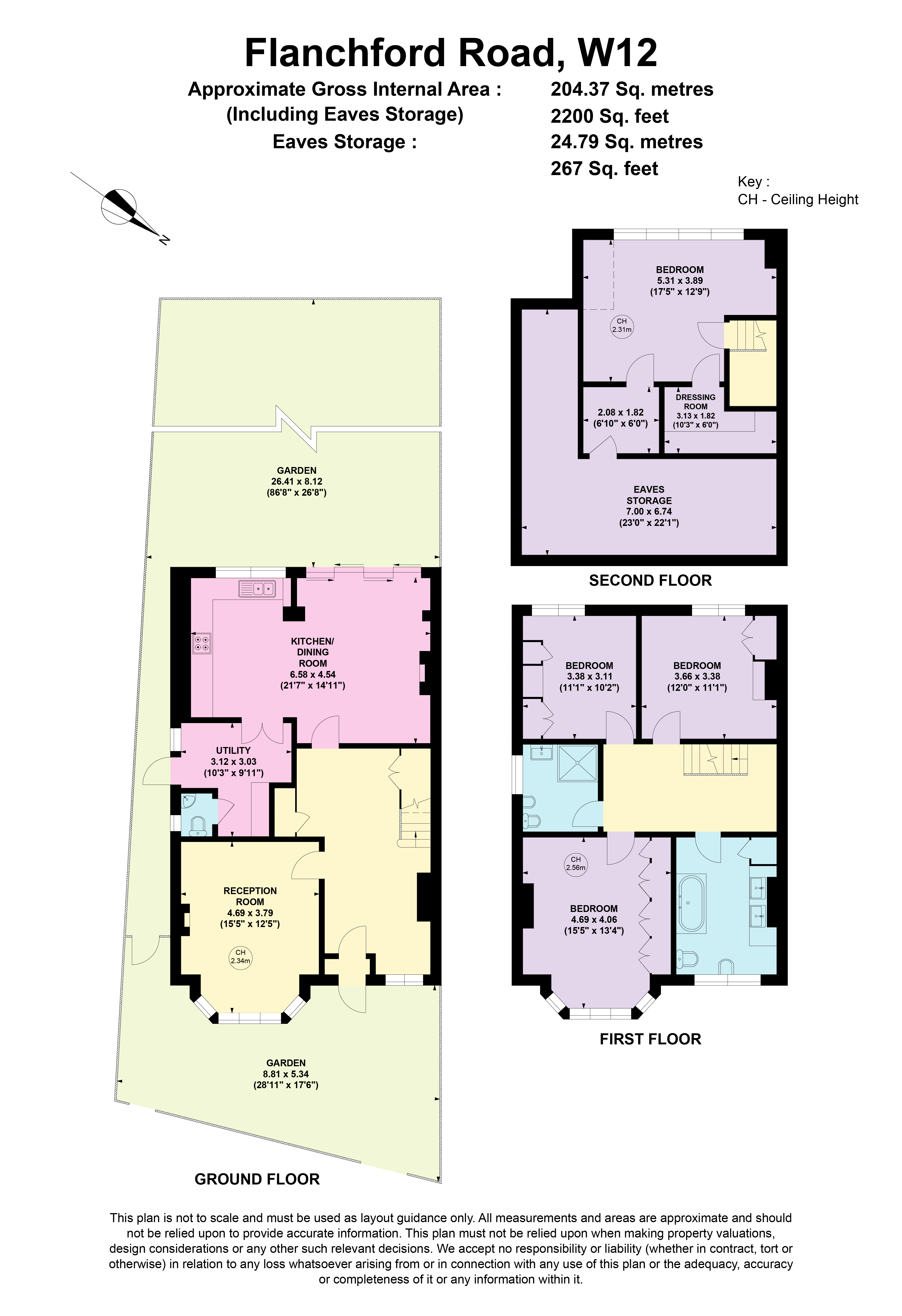 Flanchford Road, London floorplan