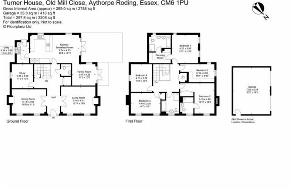 5 Bedrooms Detached house for sale in Aythorpe Roding, Dunmow CM6