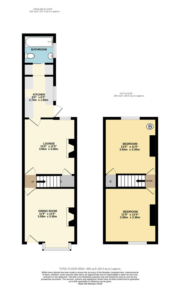 39, Centaur Road, Coventry floorplan