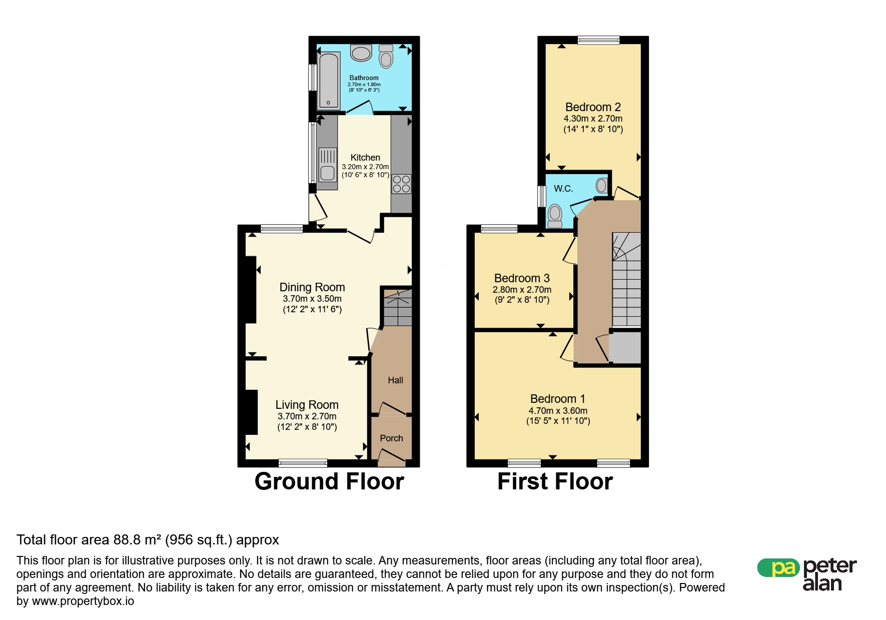 19, Sir Ivor Road, Blackwood floorplan