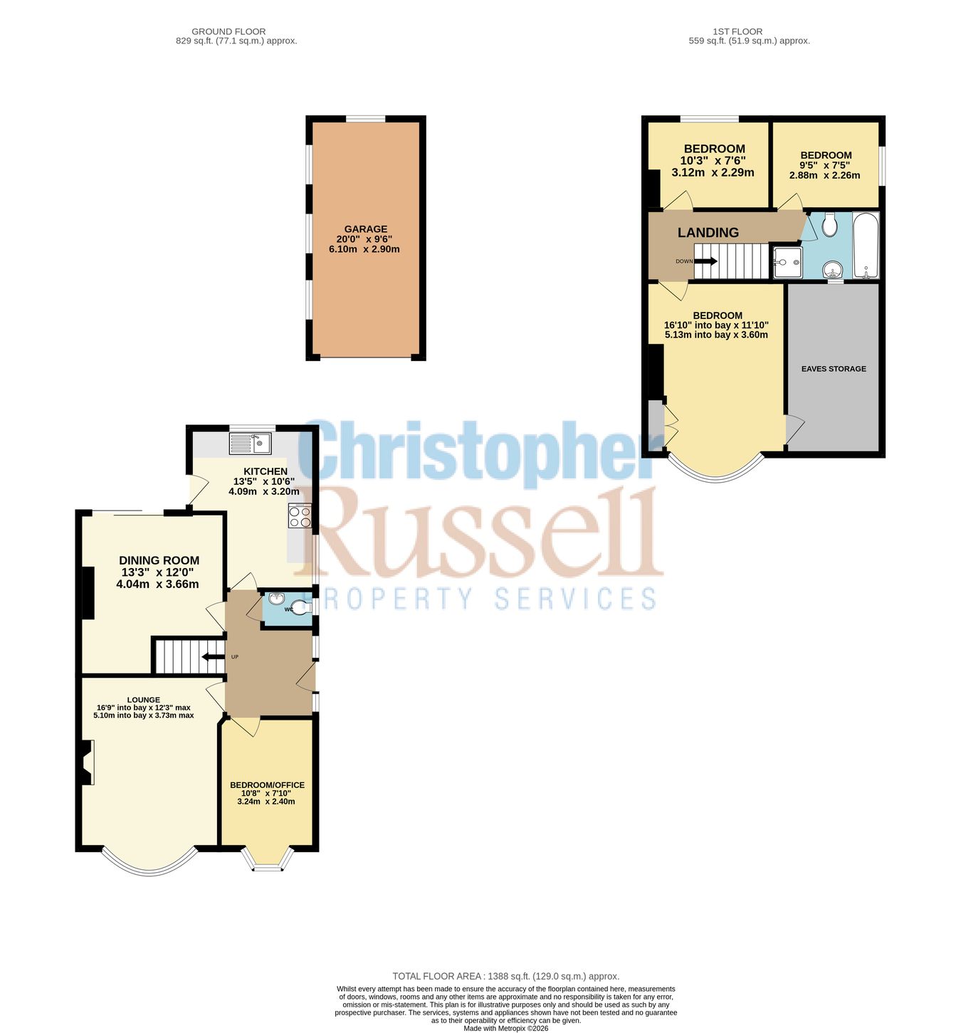 221, Hurst Road, Sidcup floorplan