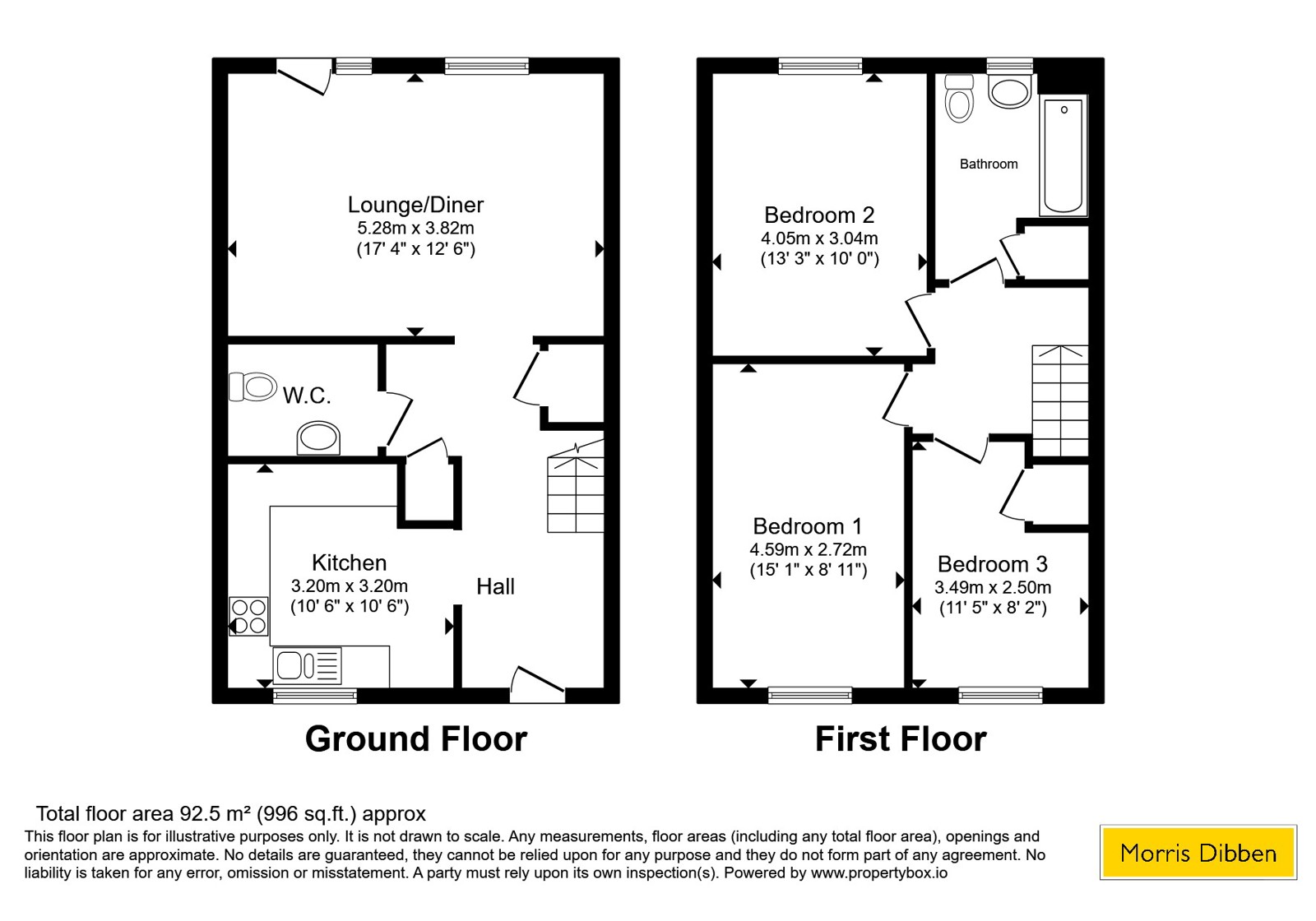 53, Chiltern Crescent, Eastleigh floorplan