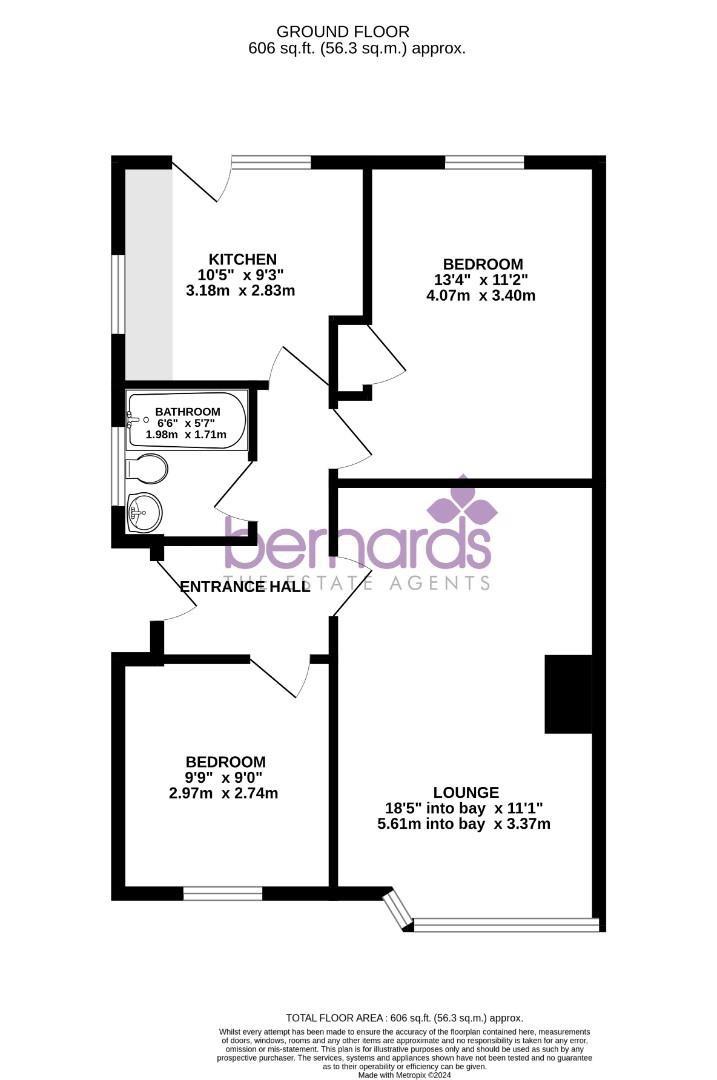 60, Cherry Tree Avenue, Waterlooville floorplan