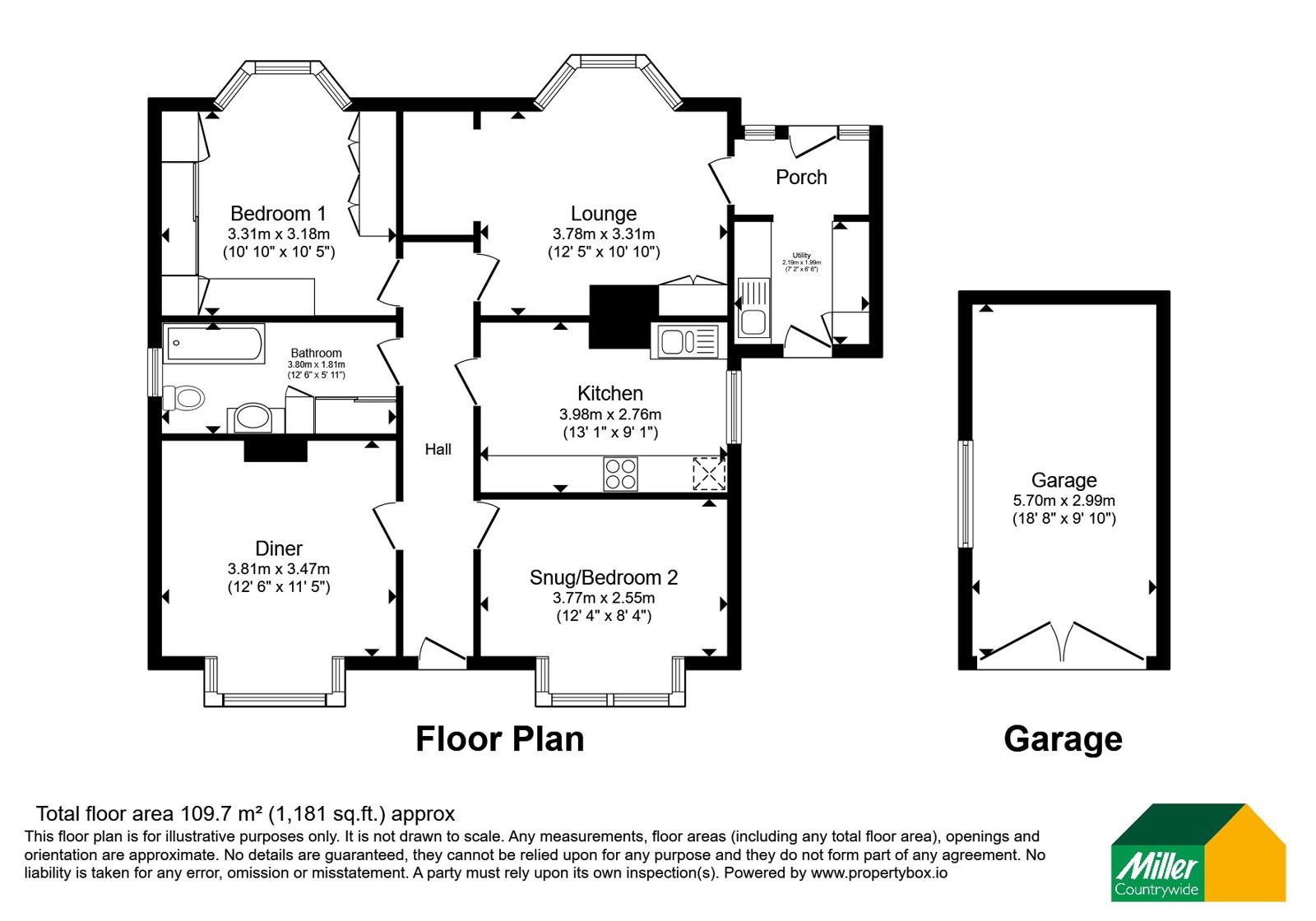 Main Road, Cornwall floorplan