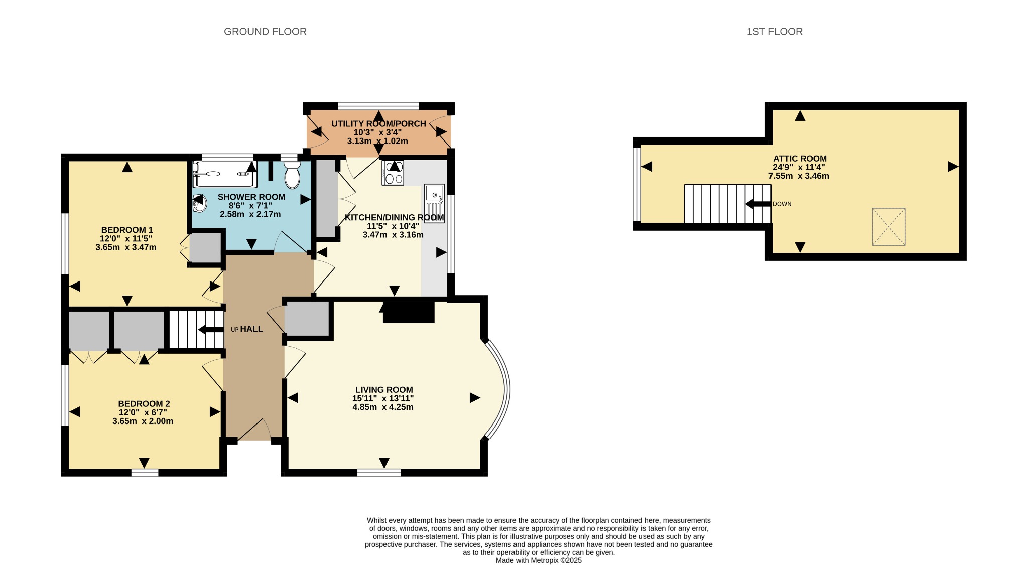 6 Meadow Close, Lympstone, Exmouth floorplan