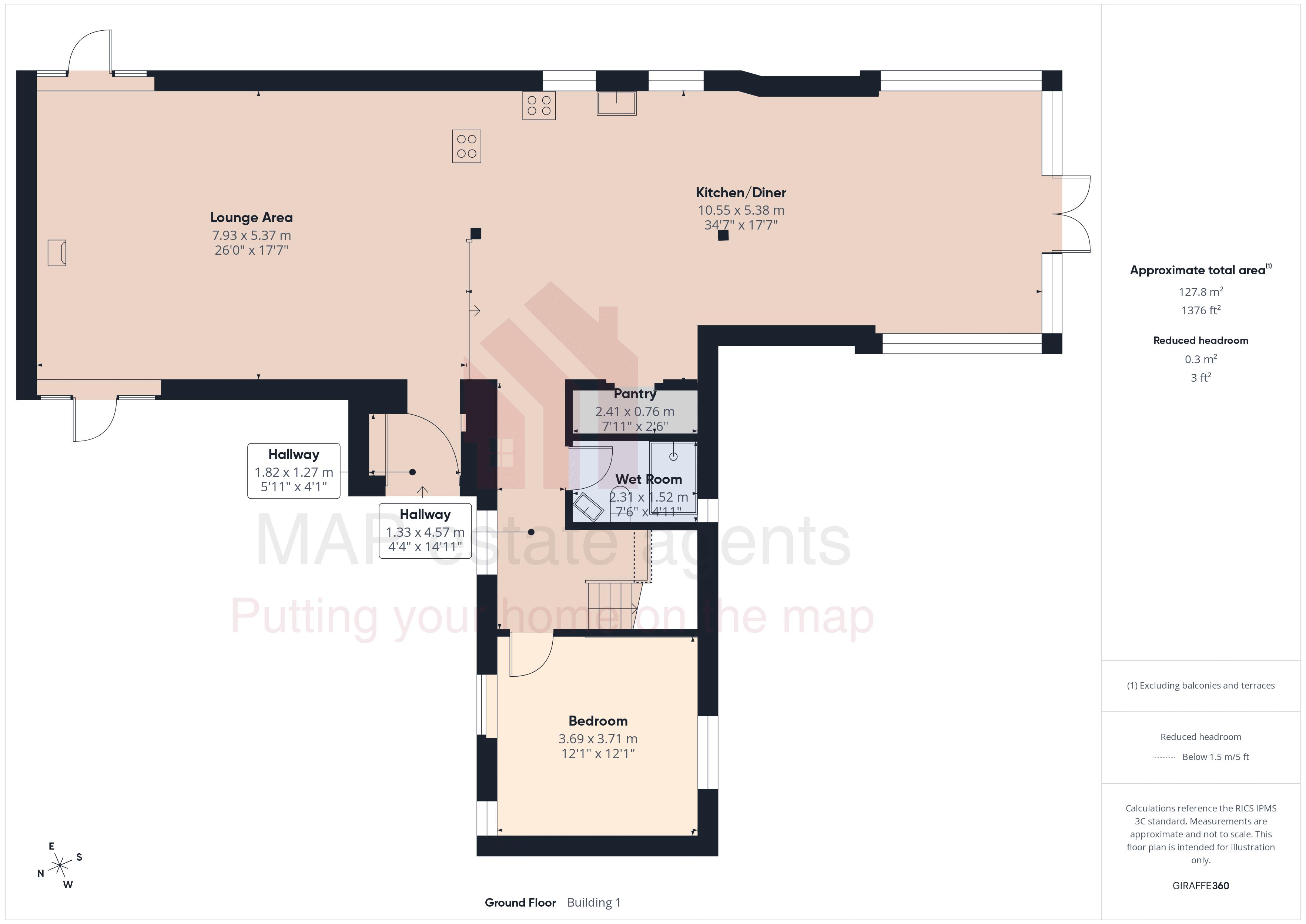 Barn House, Releath Water Farm, Releath, Helston floorplan