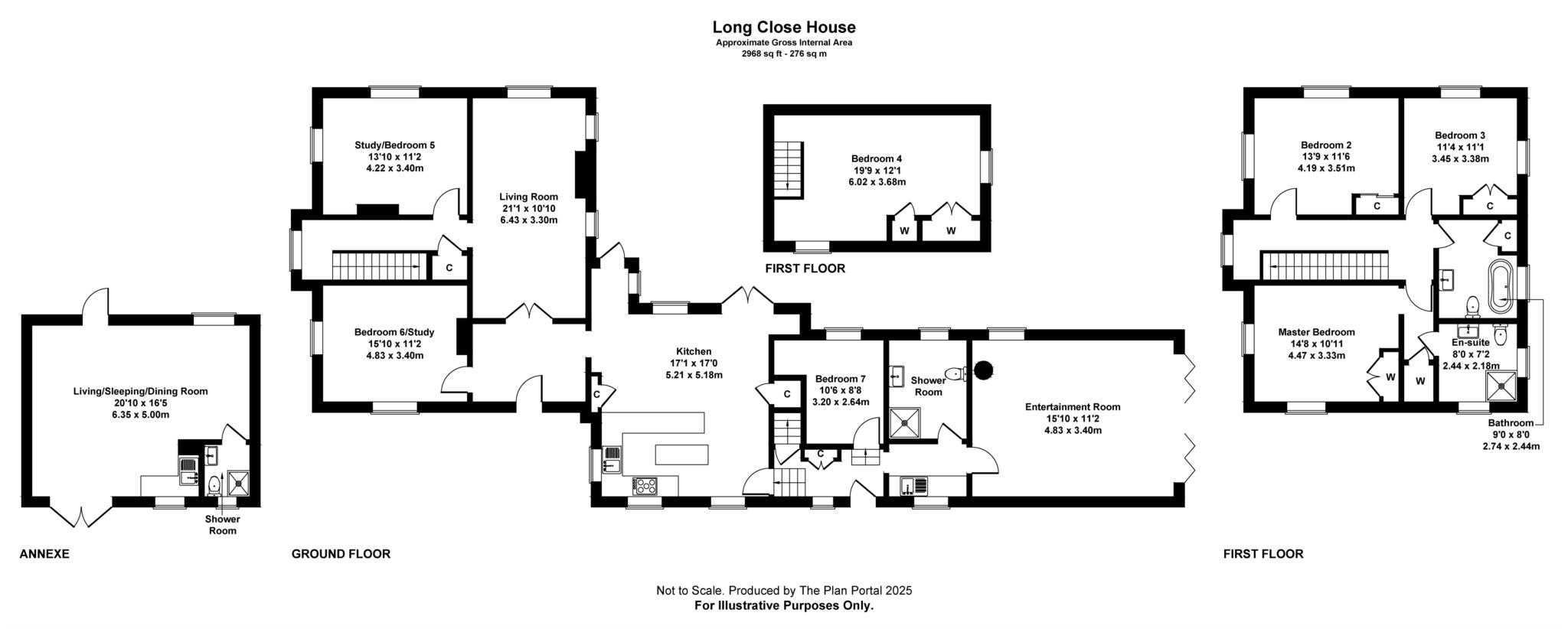 Long Close House, The Hollow, Child Okeford floorplan