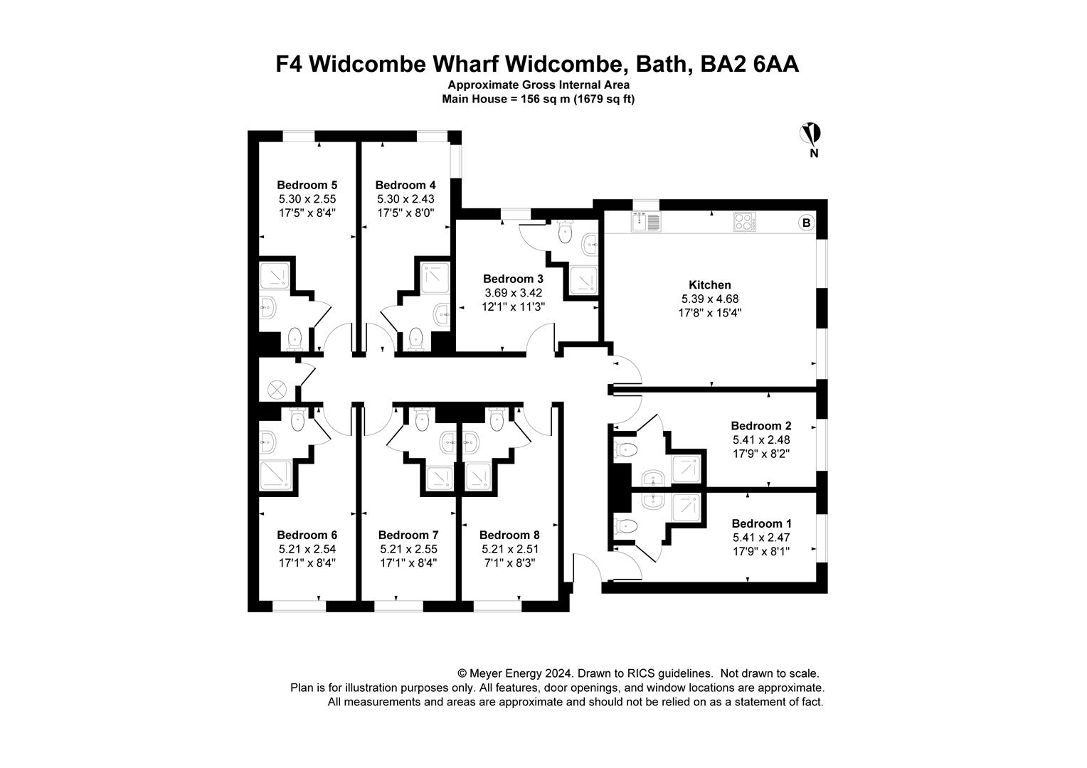 Flat 5, Widcombe Wharf floorplan