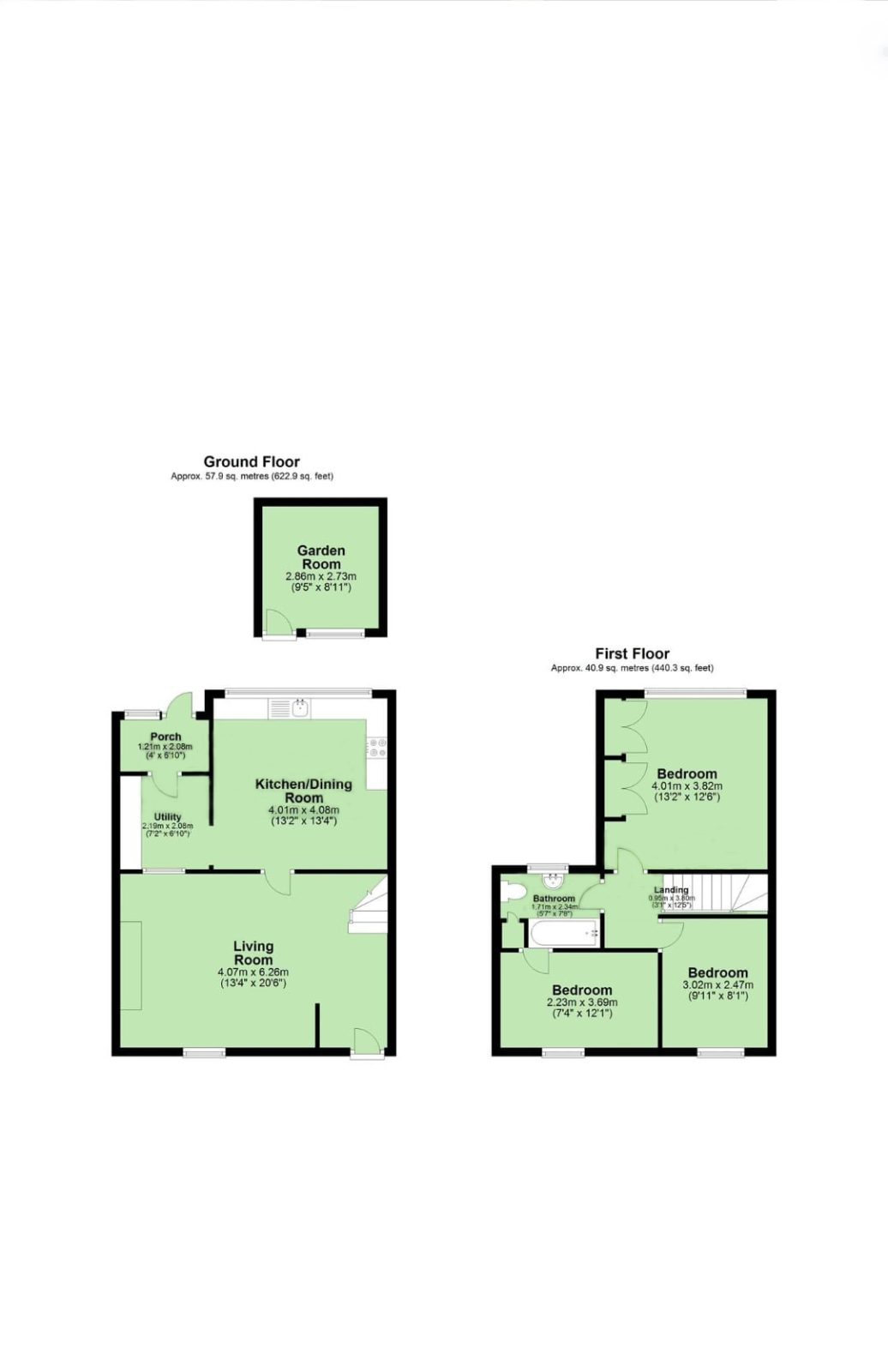 5 Penzance Road, St. Buryan, Penzance floorplan