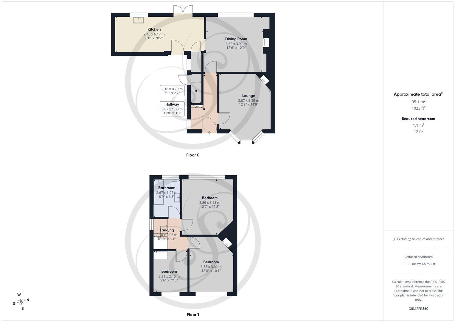 10, Oak Crescent, Leeds floorplan
