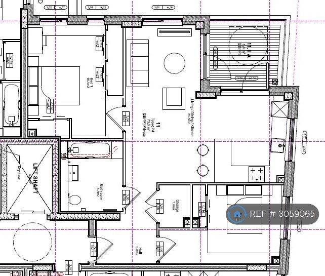 Flat, Hyde Apartments Hyde Lane, London floorplan