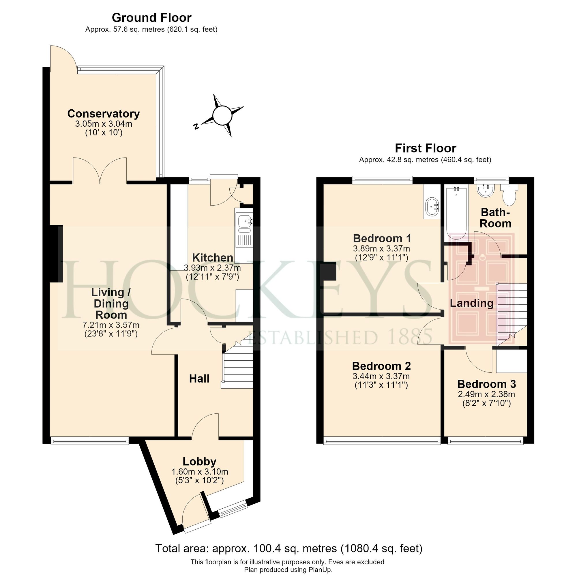84 Finchams Close, Cambridge floorplan