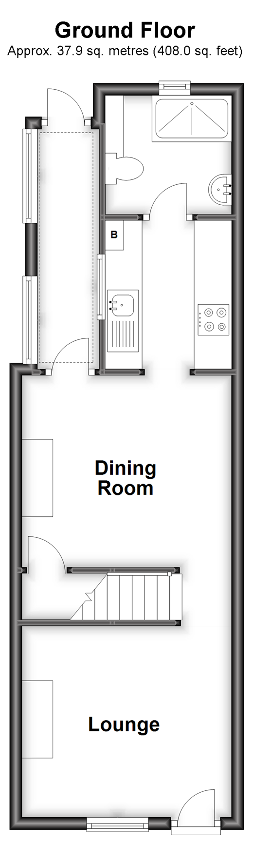 Belgrave Street, Eccles, Kent ME20, 2 bedroom terraced house for sale