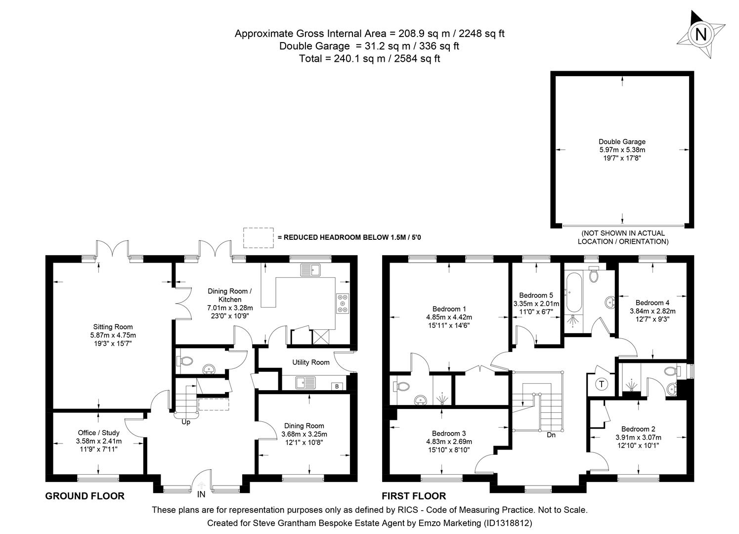 15, Ditch Acre Grove, Clanfield floorplan