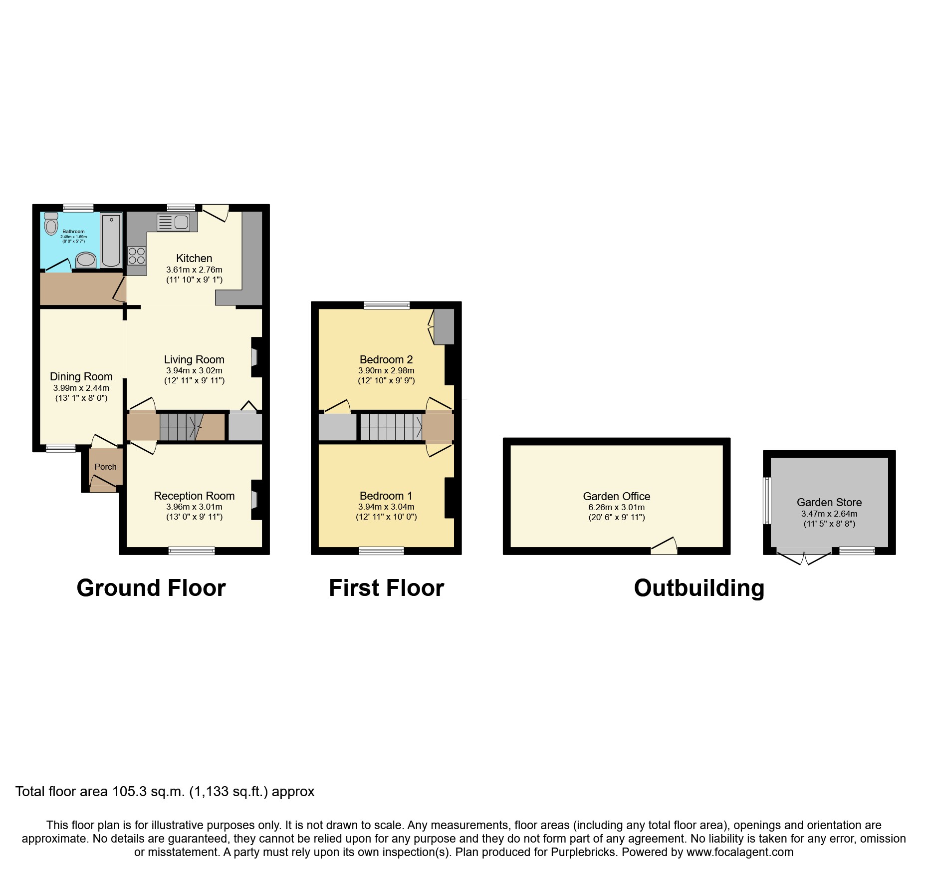 82, Hitchin Road., Arlesey floorplan