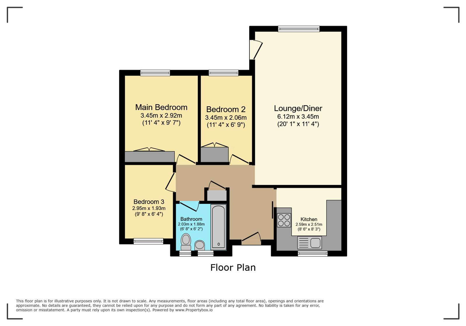 38A,, West Avenue, Surrey floorplan
