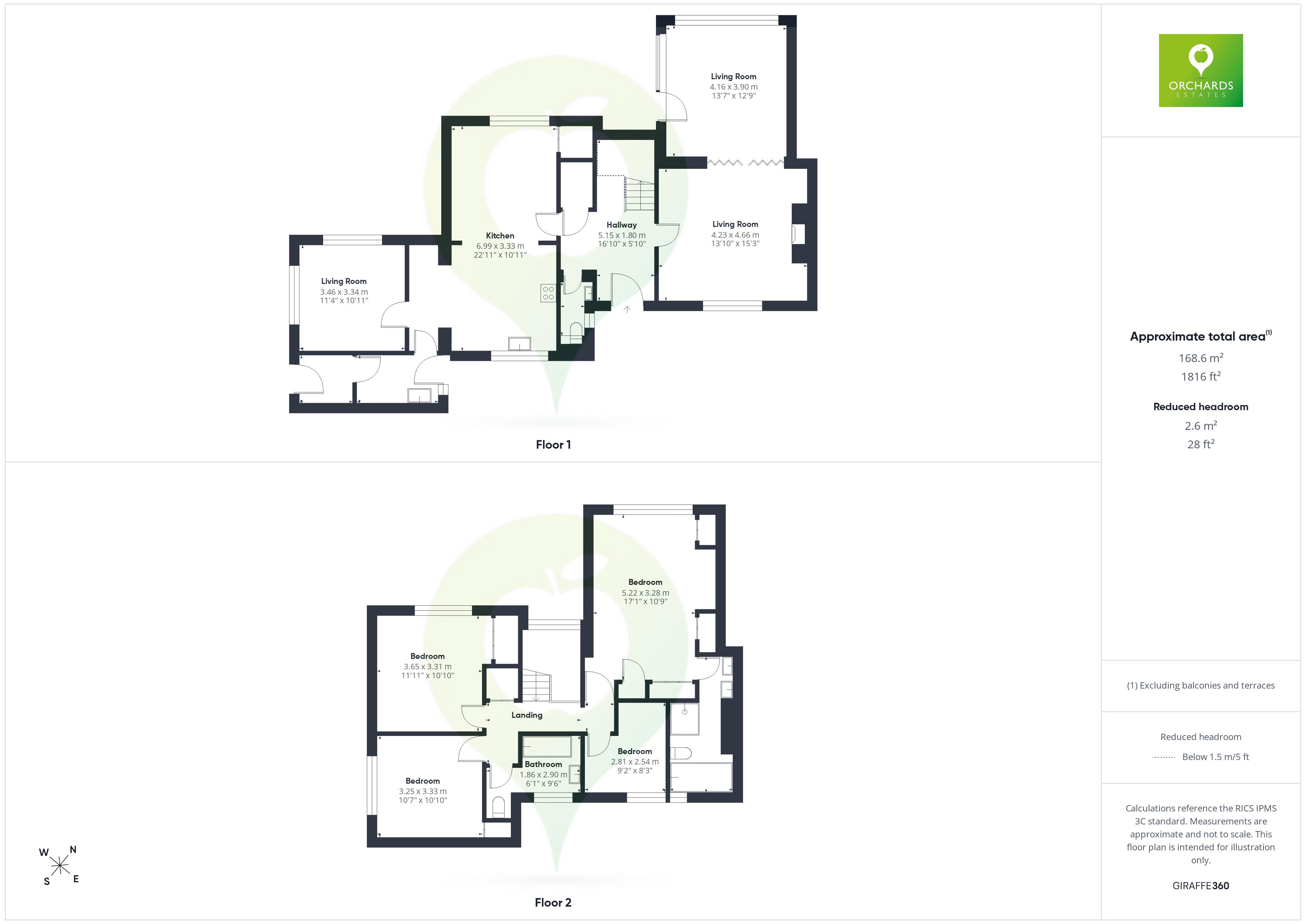 6, Hinton Close, Hinton St. George floorplan