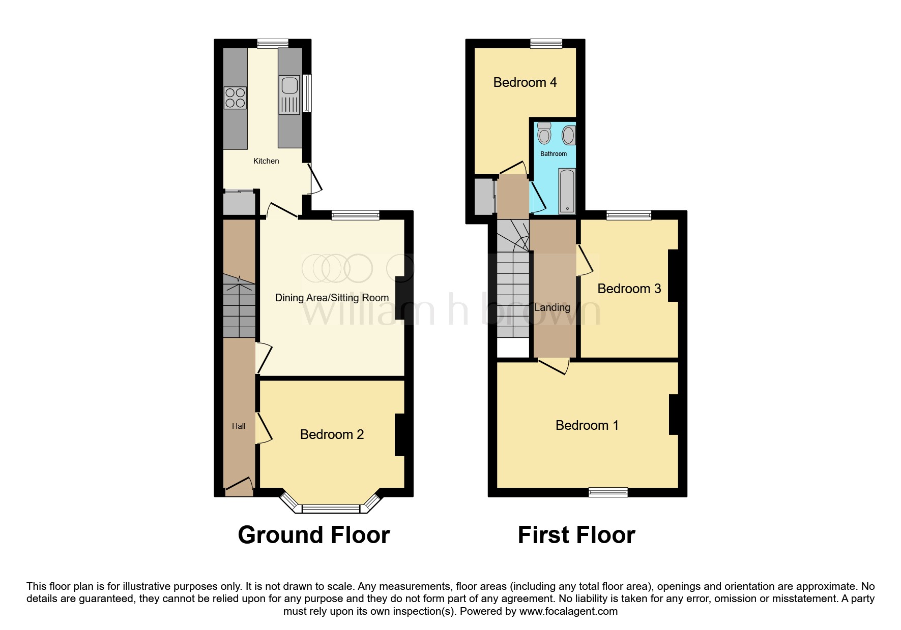 95, Mill Road, KETTERING floorplan