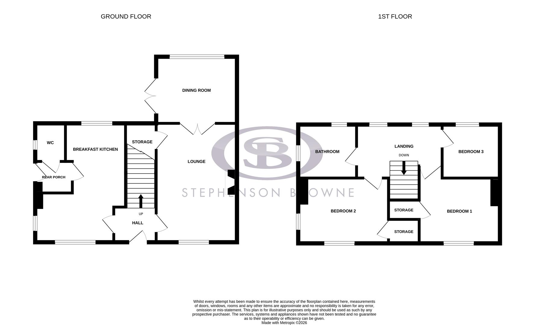 36, Crescent Road, Congleton floorplan