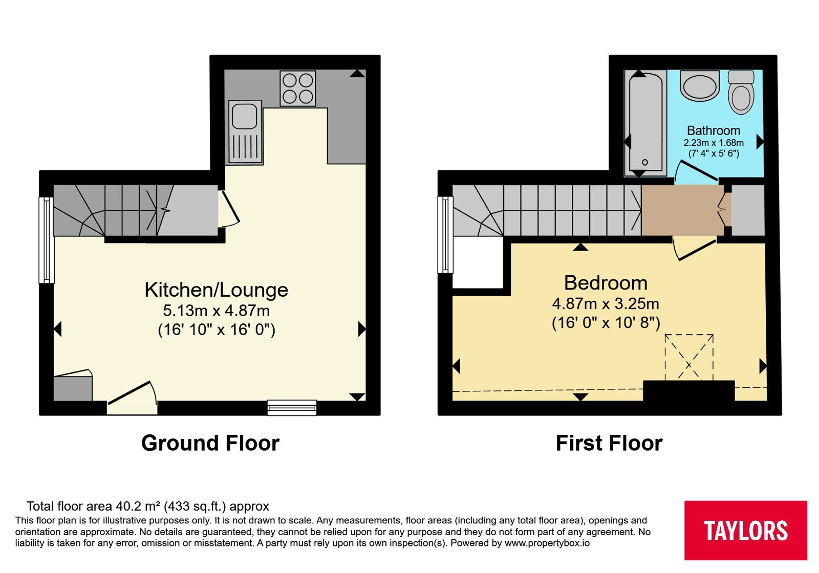 Flat 17, Claremont Court,, Rose Lane, Bedfordshire floorplan