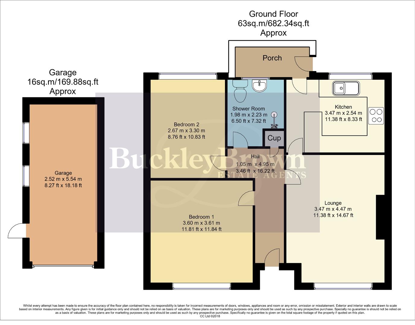34, Ridgedale Road, Chesterfield floorplan
