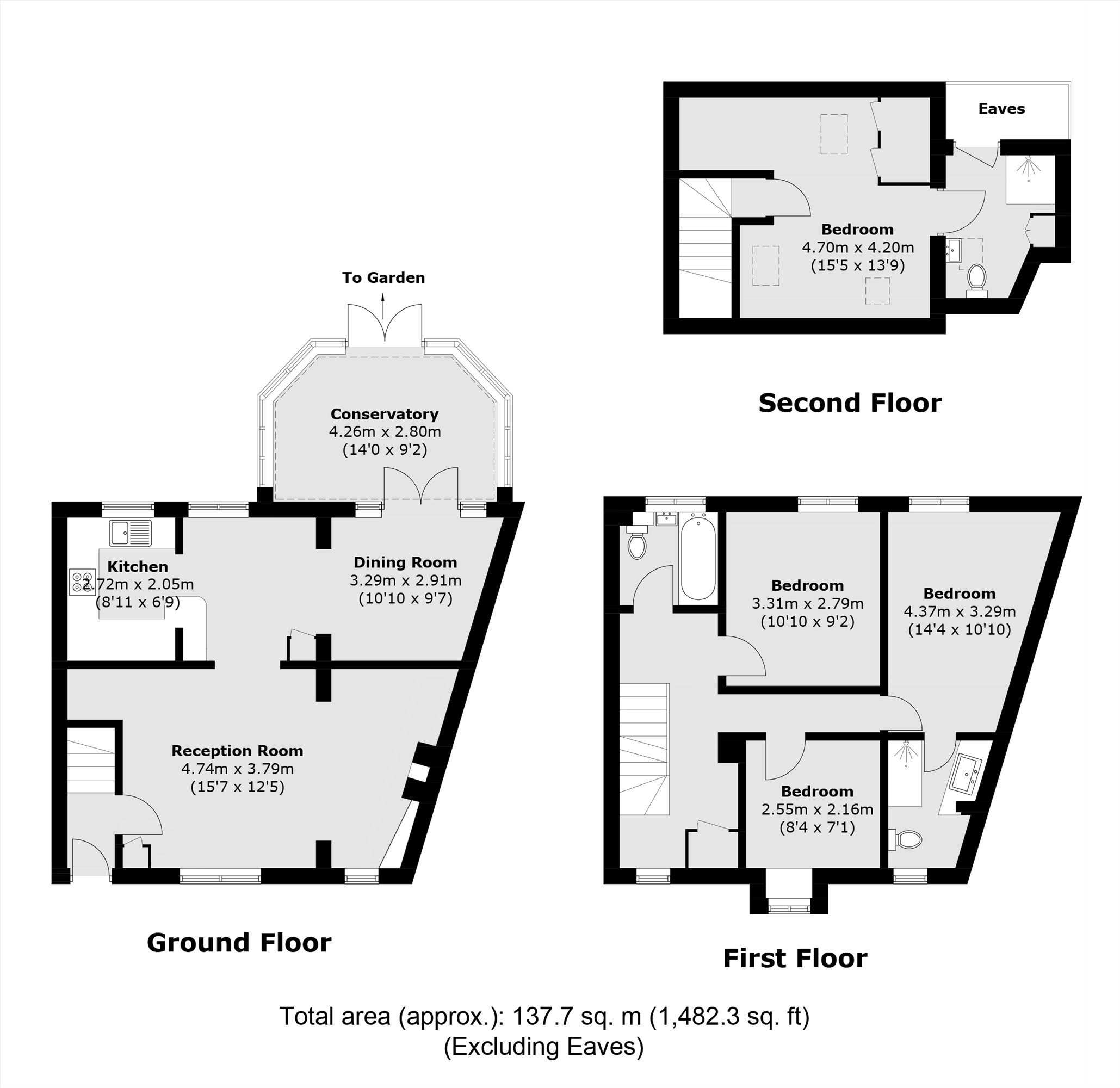 15, Jonquil Gardens, Hampton floorplan