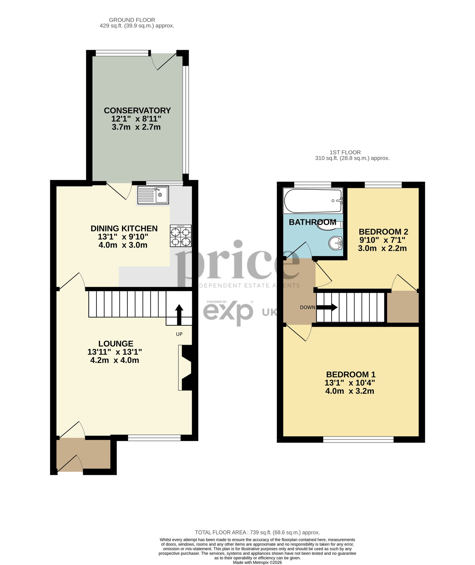 10, Sirocco Court, York floorplan