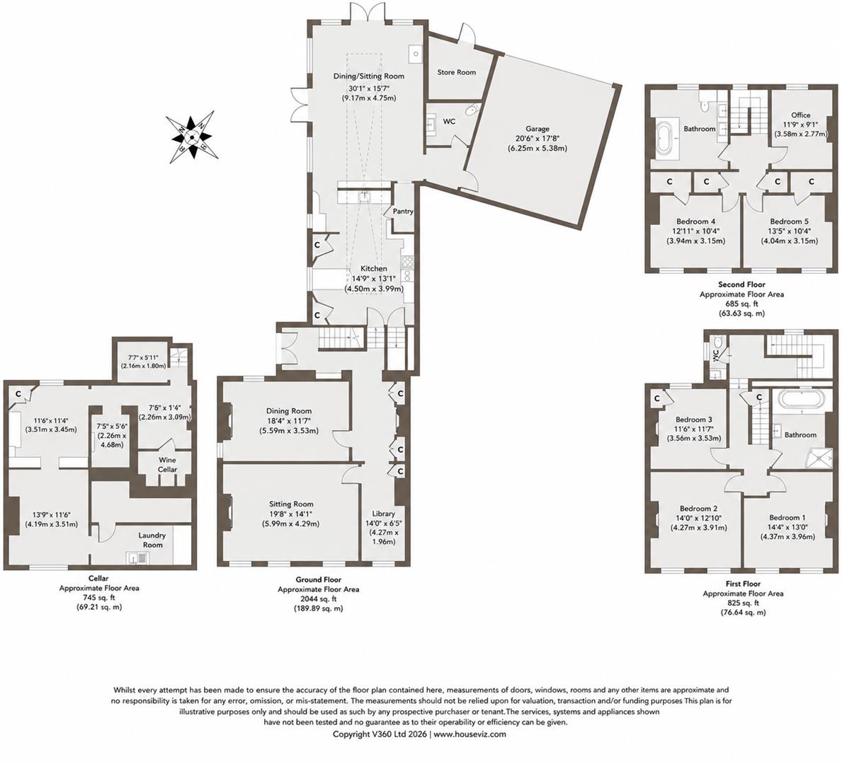 45, North Brink, Wisbech floorplan