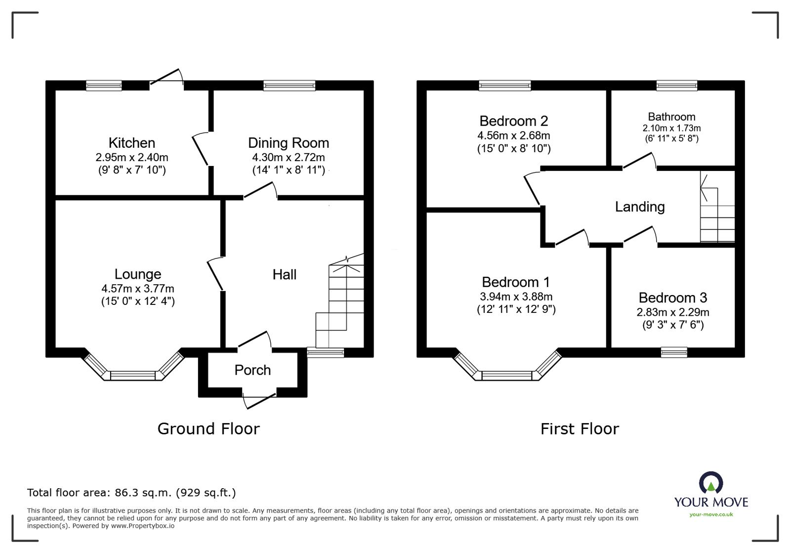 6, Day Avenue, West Midlands floorplan