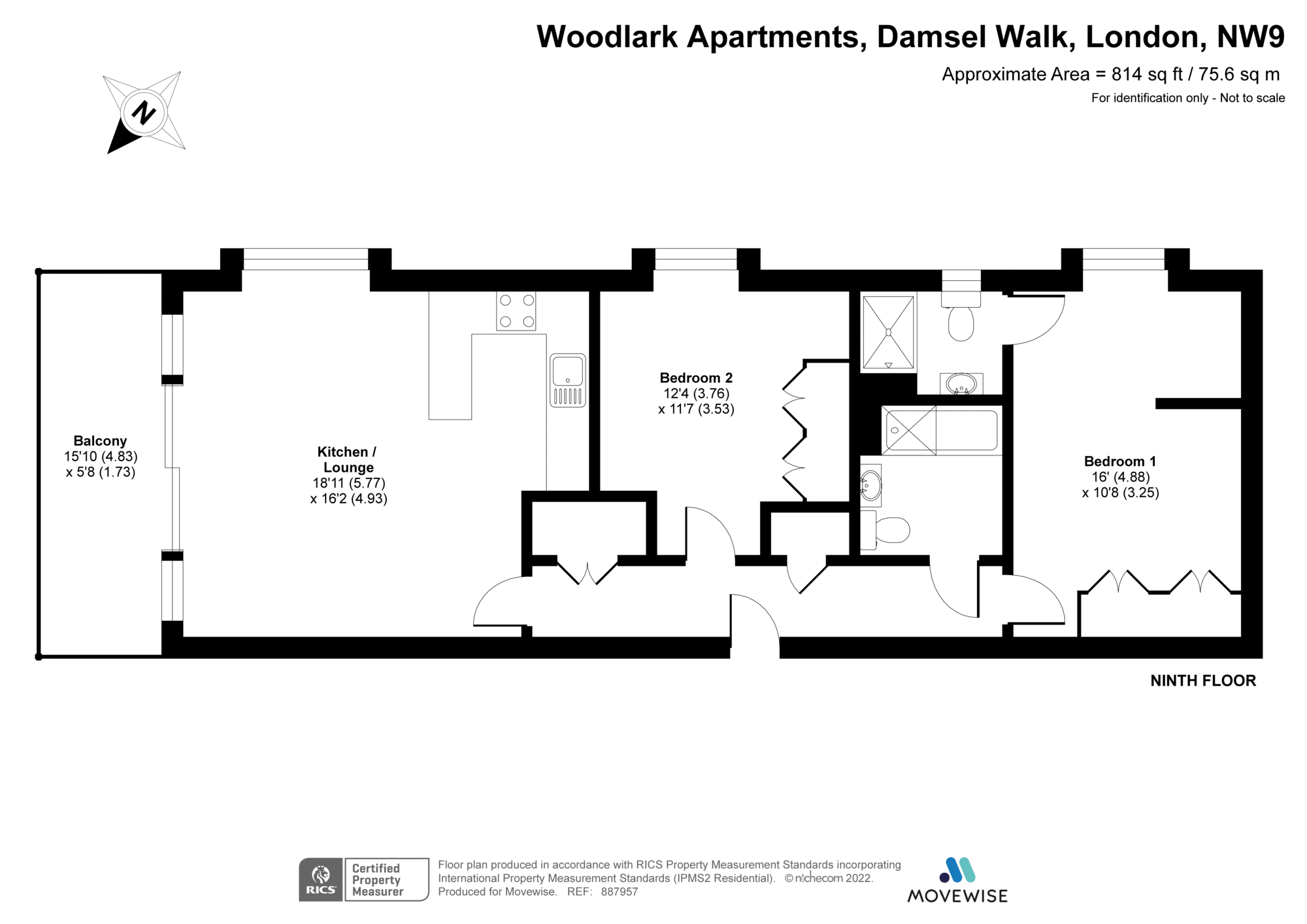 Woodlark Apartments 1 Damsel Walk Nw9 2 Bedroom Flat For Sale 62548691 Primelocation