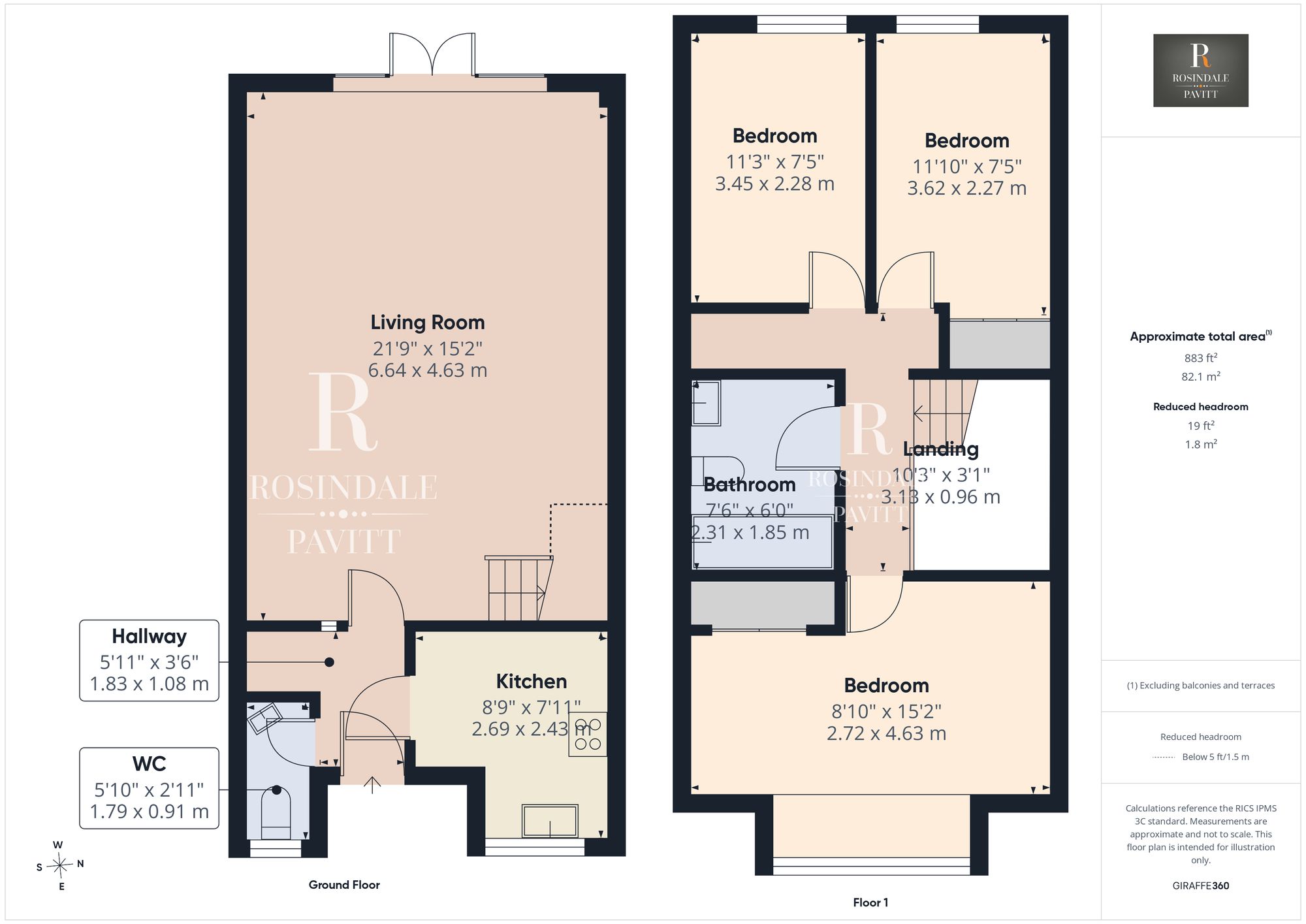 4 Elystan Close, Wallington floorplan