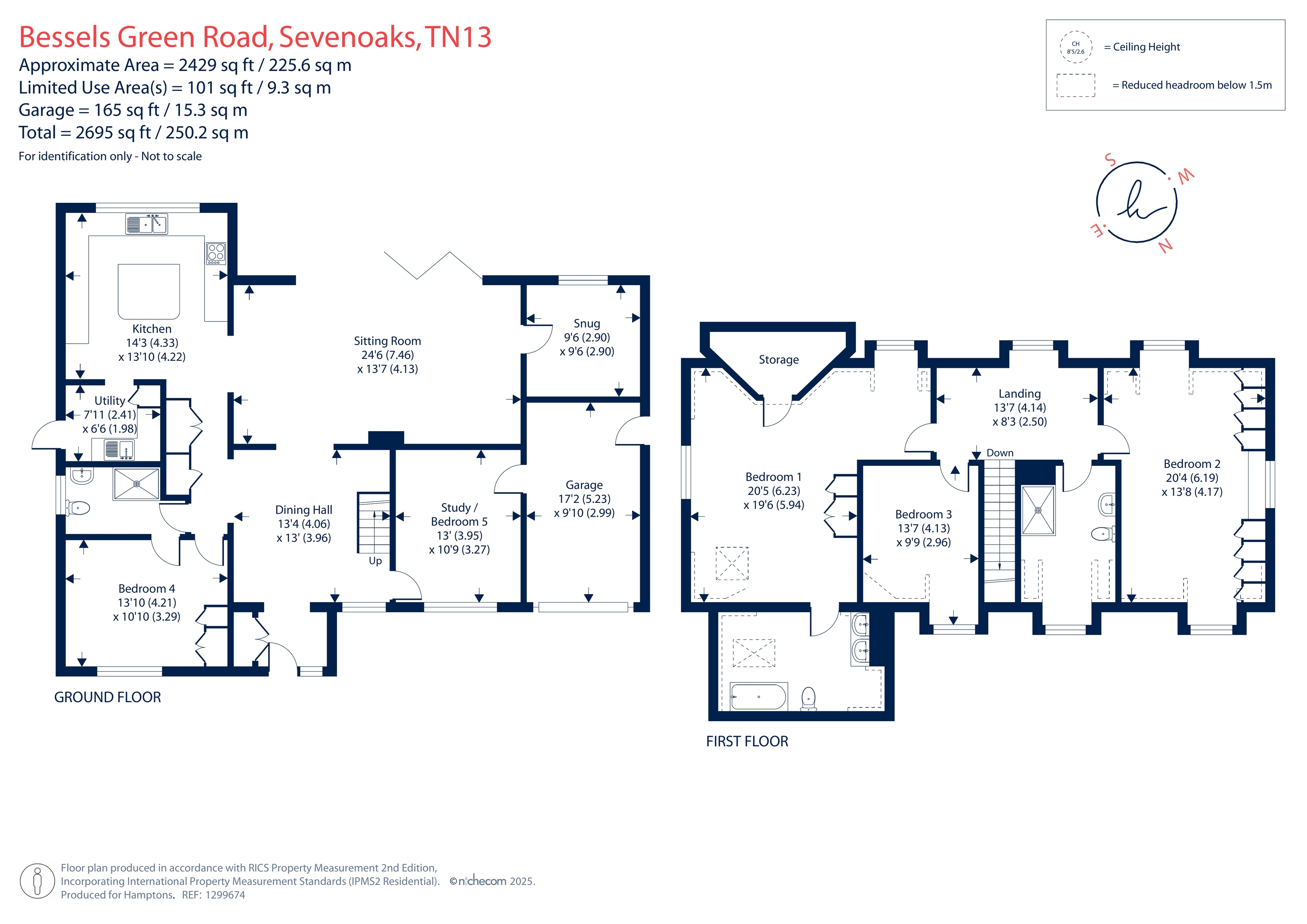 Beadles Croft, Bessels Green Road, Sevenoaks floorplan