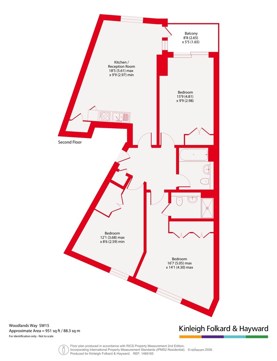 Apartment 6, Spur Apartments, 4, Woodlands Way, London floorplan