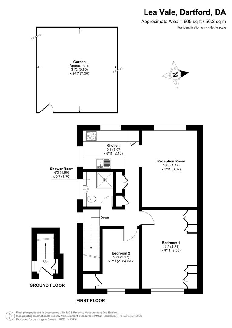 Lea Vale, Dartford floorplan