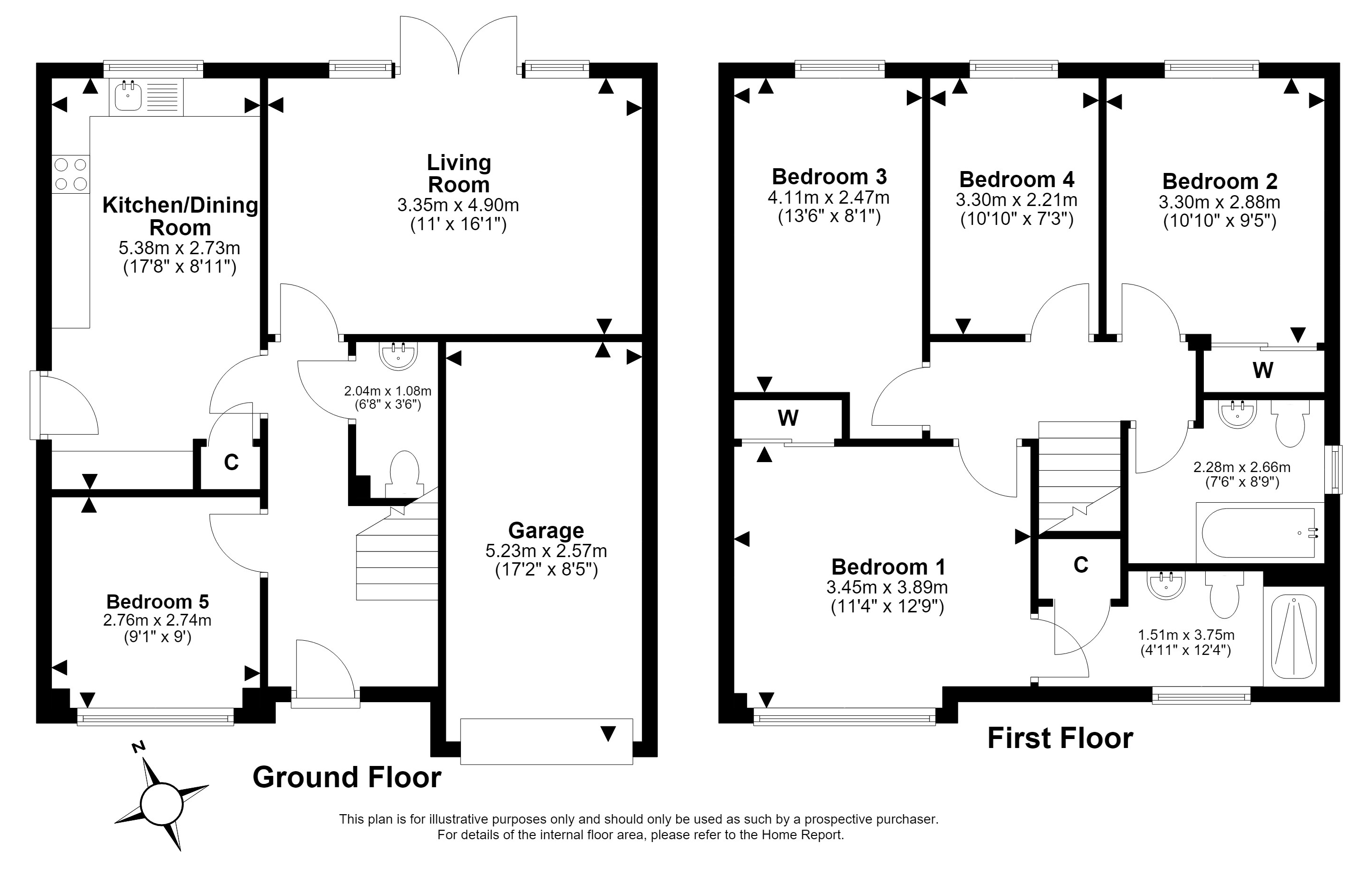 13, Craighall Avenue, Musselburgh floorplan