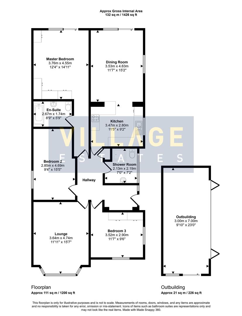 42, Grange Road, Elstree floorplan