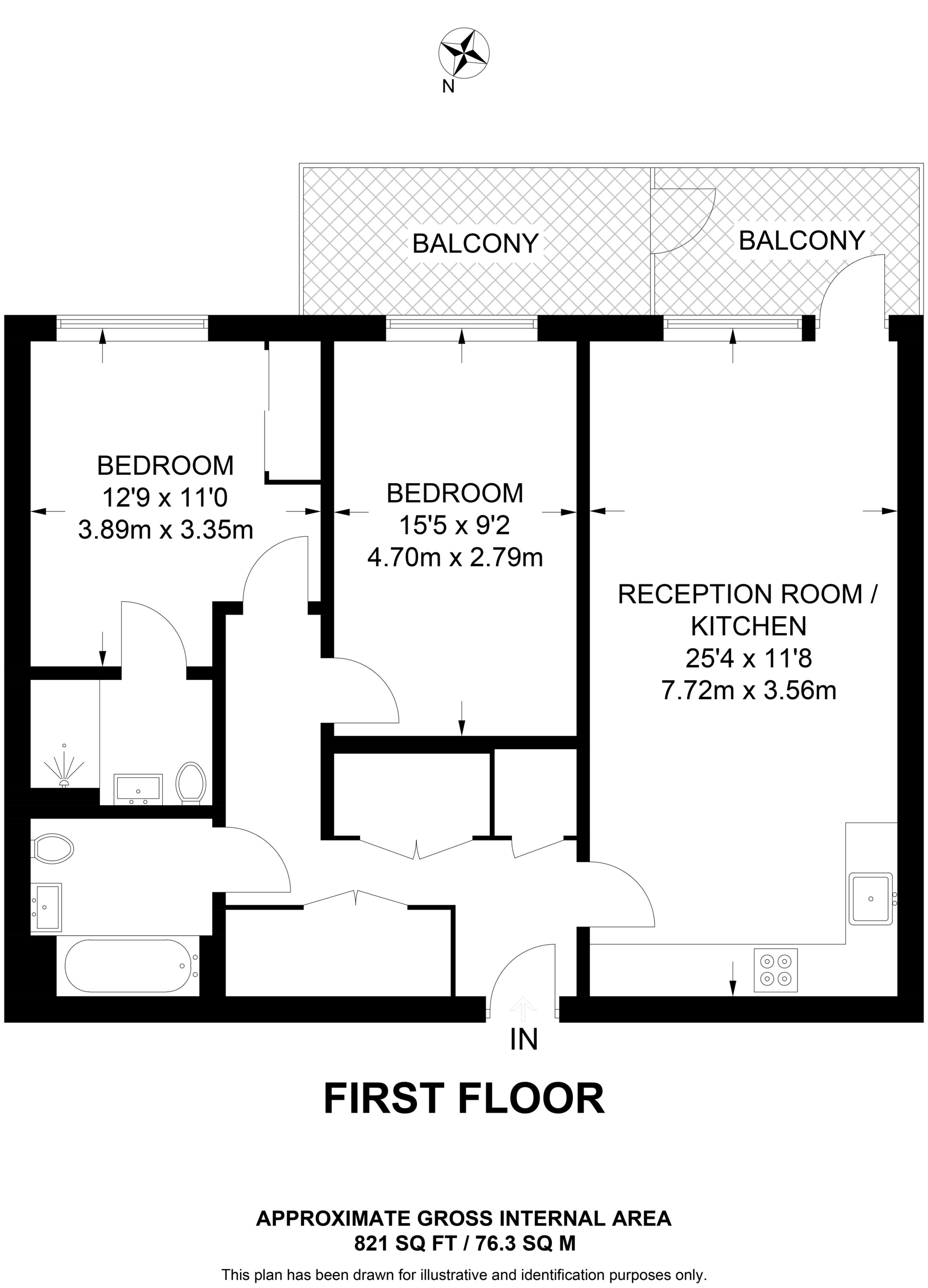 Chippenham Gardens, Kilburn floorplan