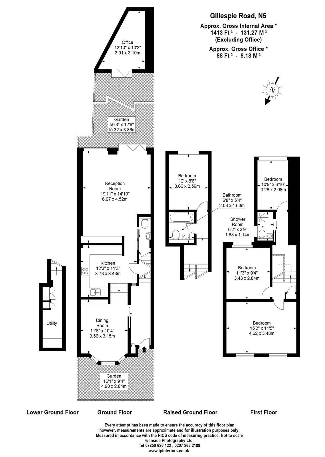 4 Bedrooms End terrace house for sale in Gillespie Road, Highbury, London N5
