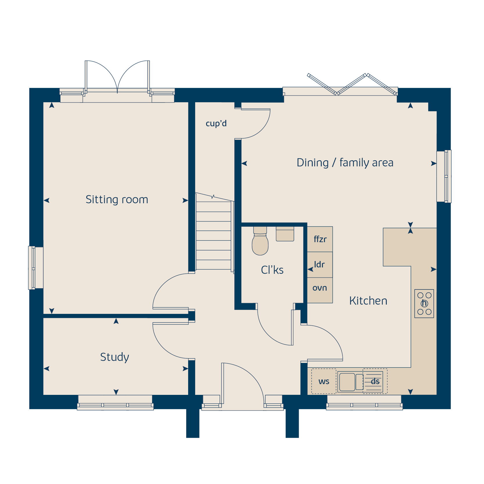 725, West Road, Bridport floorplan