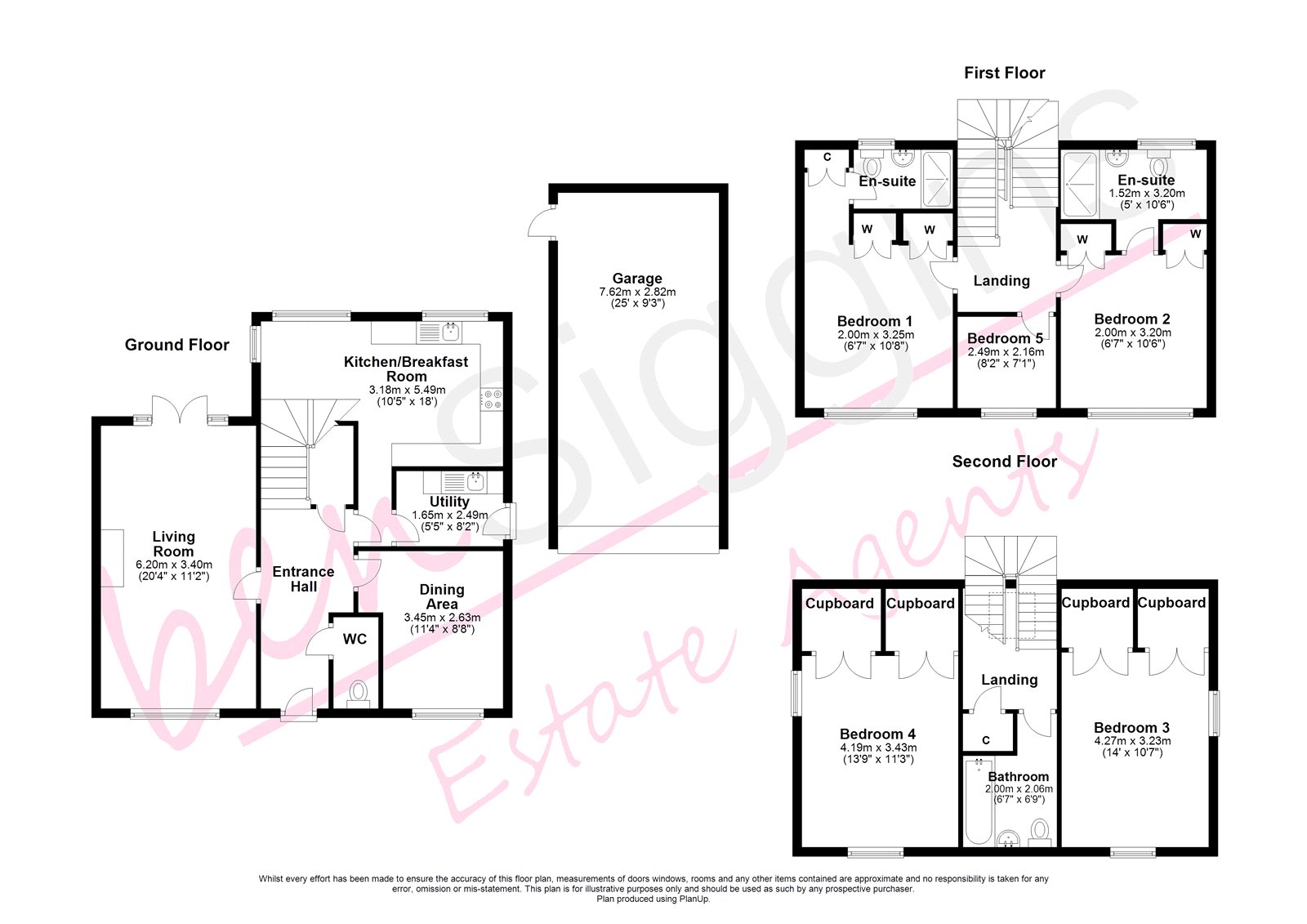 5 Bedrooms Detached house for sale in Westminster Square, Maidstone, Kent ME16