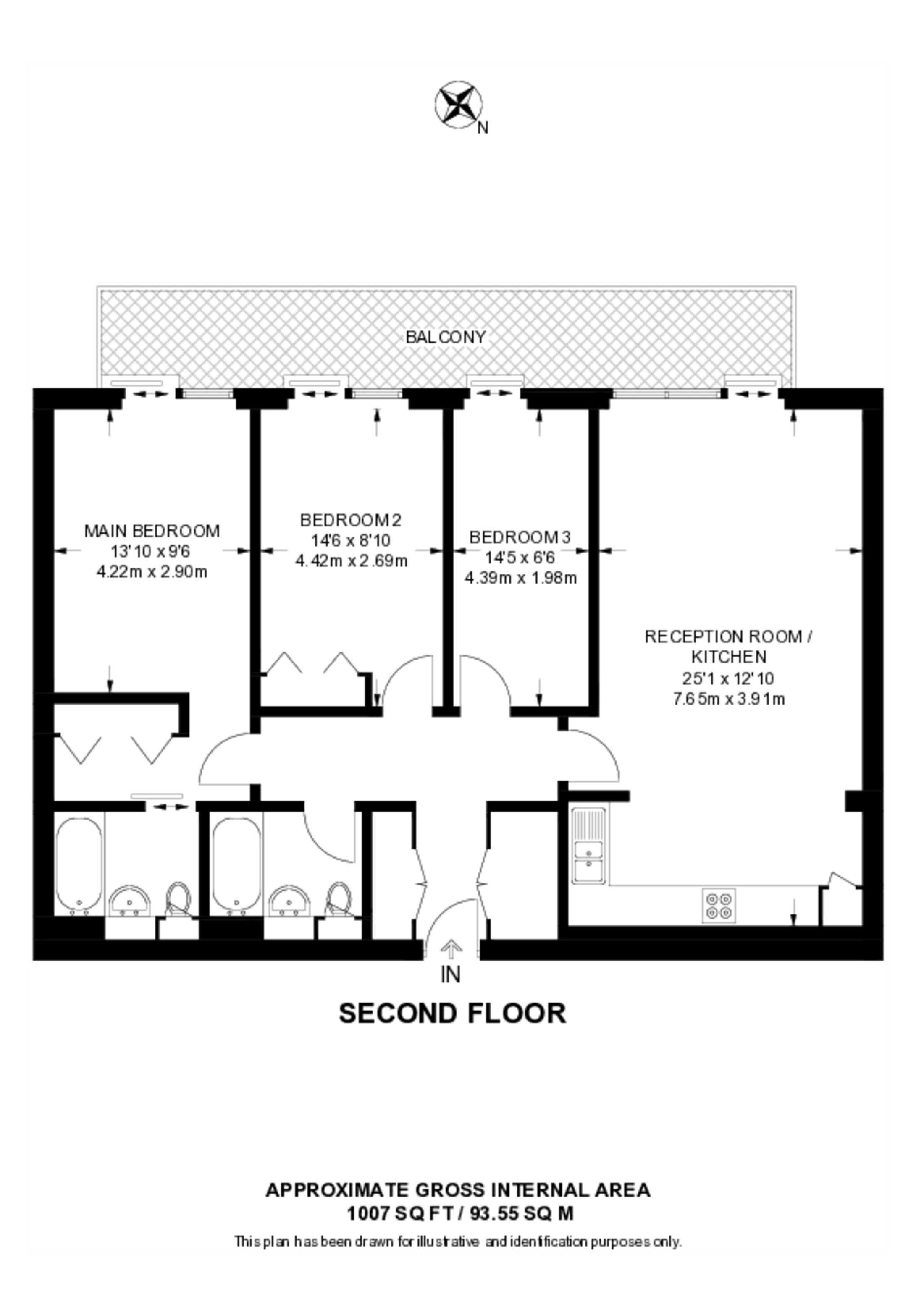 Fortune Green Road, West Hampstead floorplan