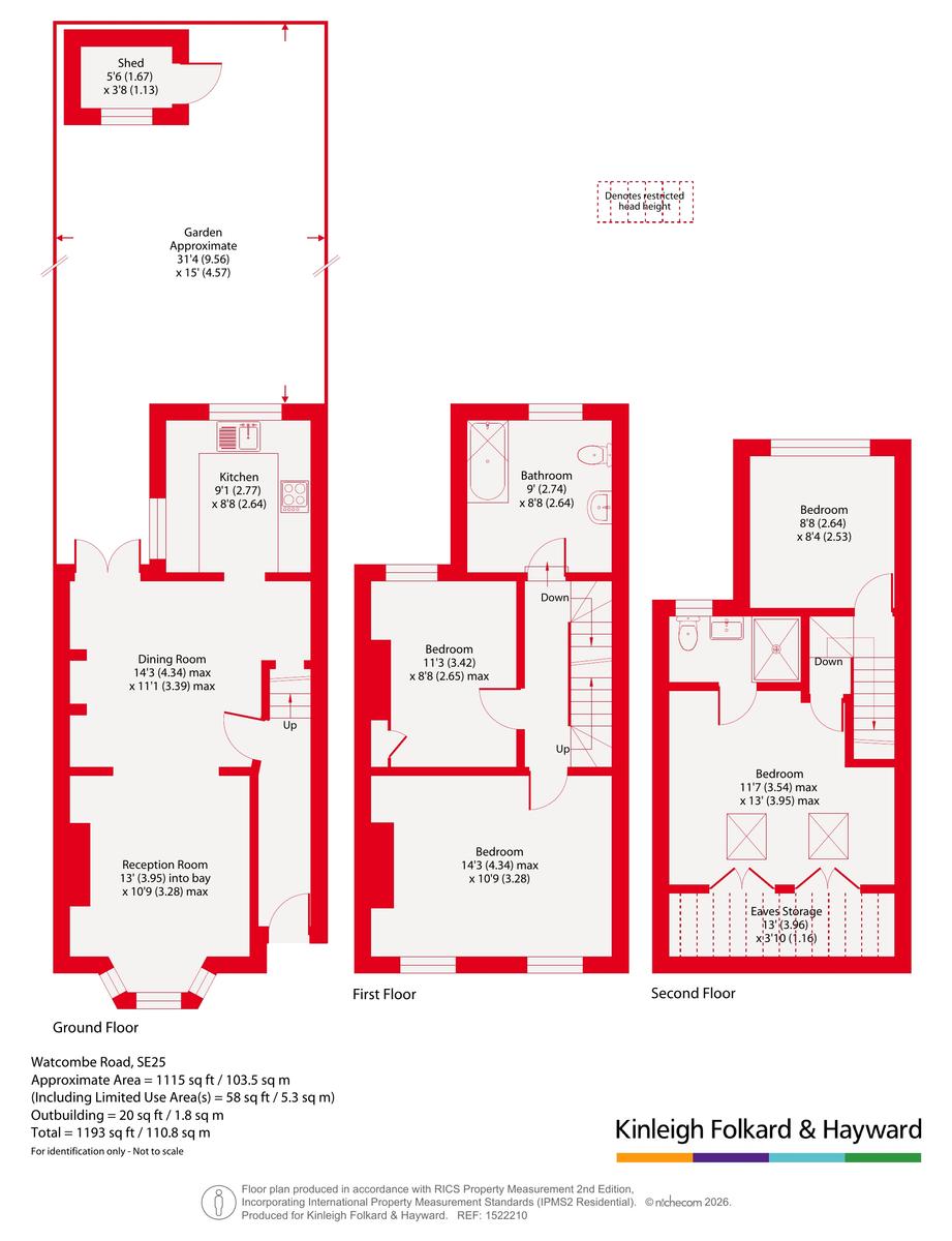 22, Watcombe Road, London floorplan